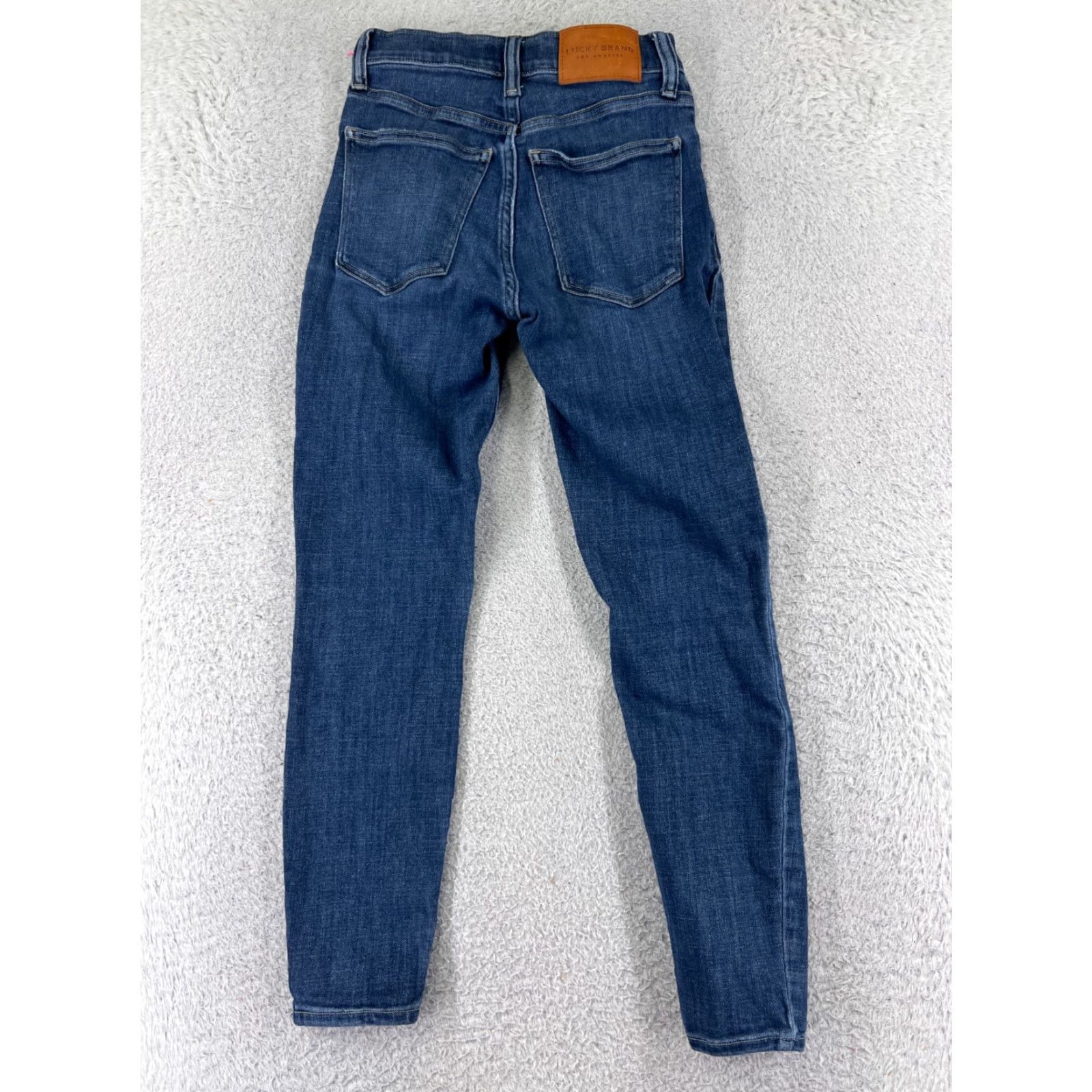 Vintage VINTAGE Black Women's Jeans Skinny Fit Low Rise 20x25 Blue Denim 90s Modern Size 25" / US 0 / IT 36 - 2 Thumbnail