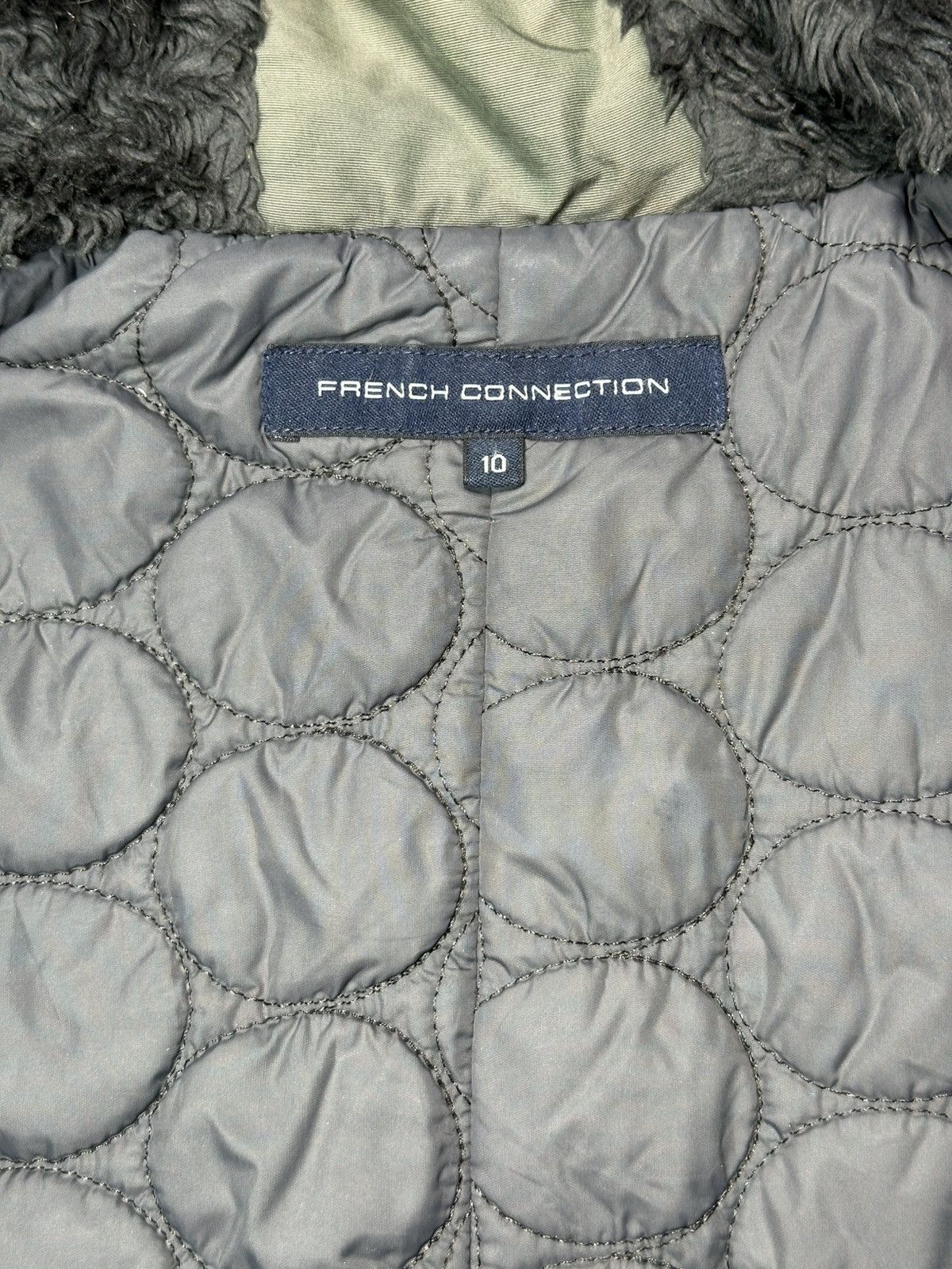 French Connection French Connection parka coat faux fur trimmed hood Size US M / EU 48-50 / 2 - 12 Thumbnail
