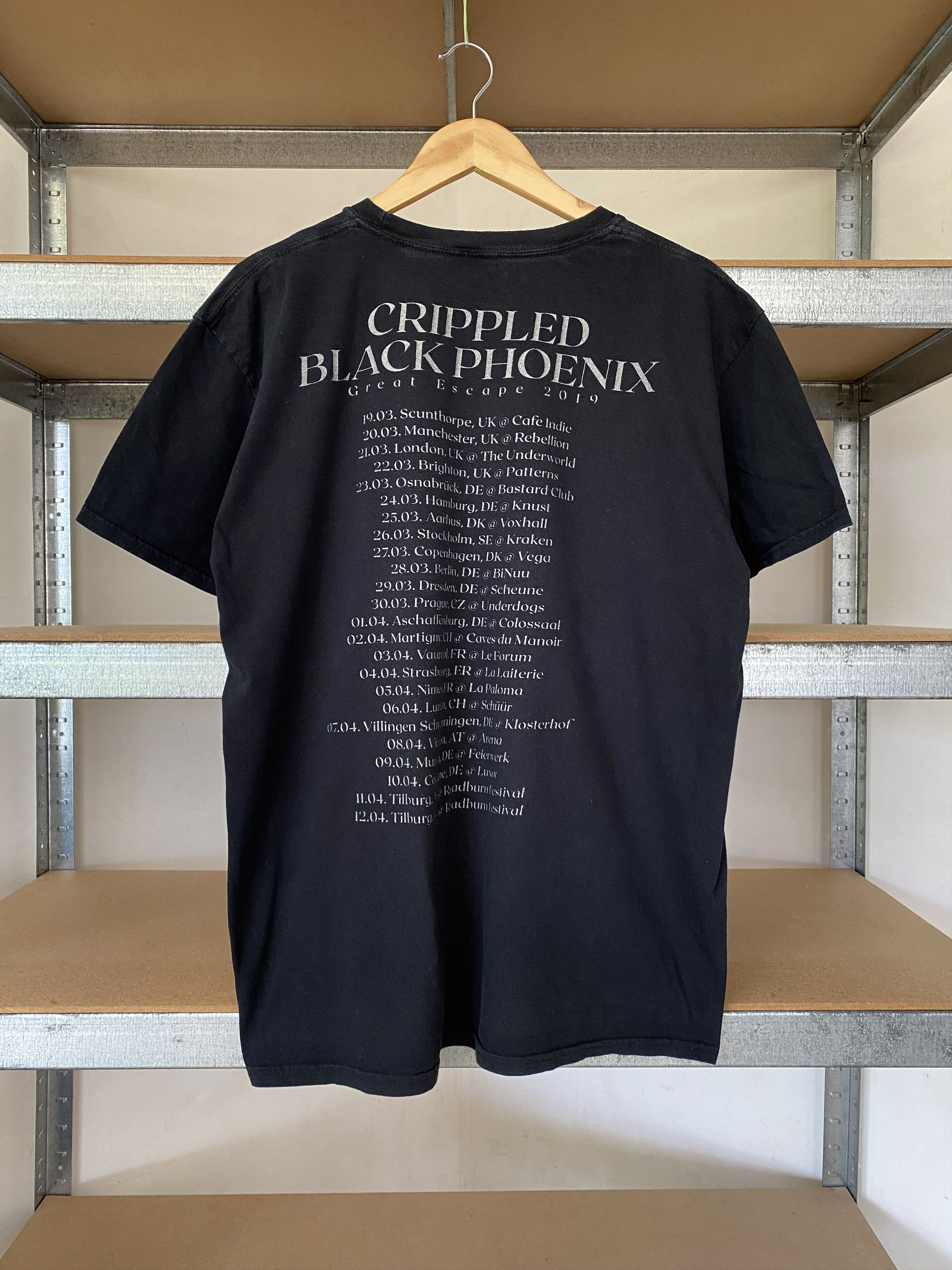 Band Tees Vintage 2019 Crippled Black Phoenix Rock Band Tour T-shirt Size US XL / EU 56 / 4 - 2 Thumbnail