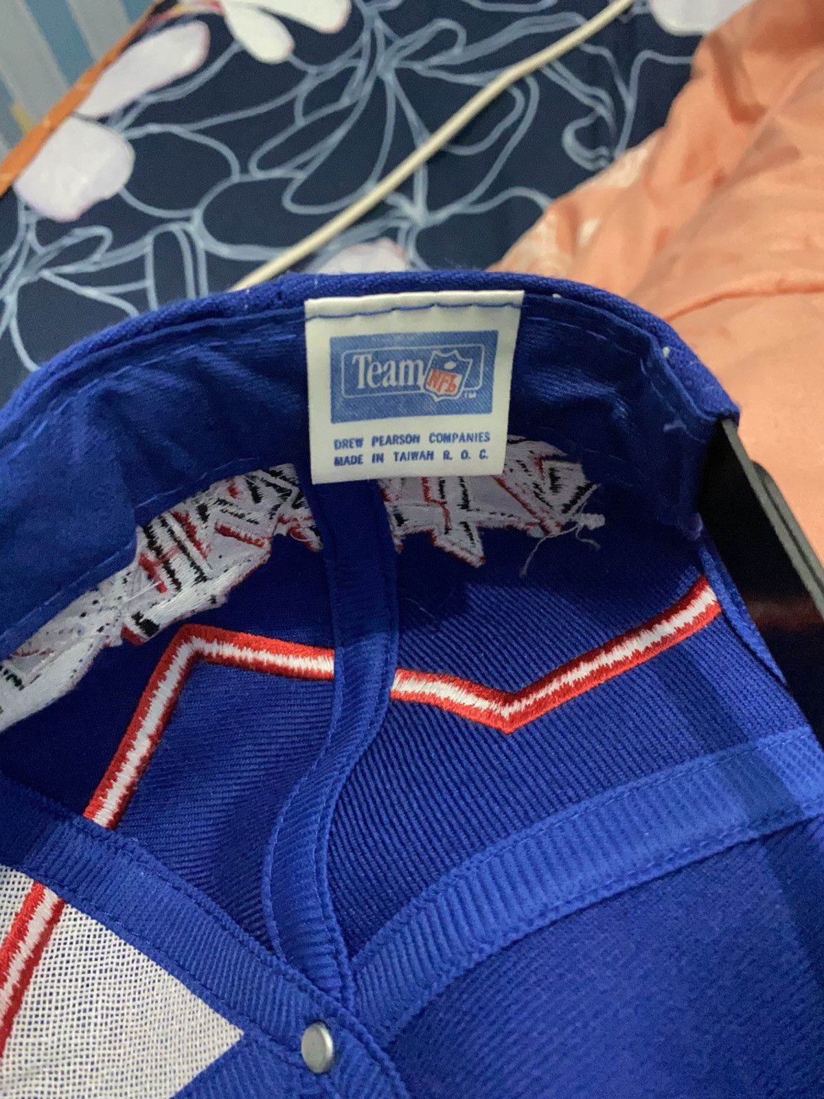 Vintage Vintage NFL Patriots Snapback by Drew Pearson (90s) Size ONE SIZE - 4 Thumbnail