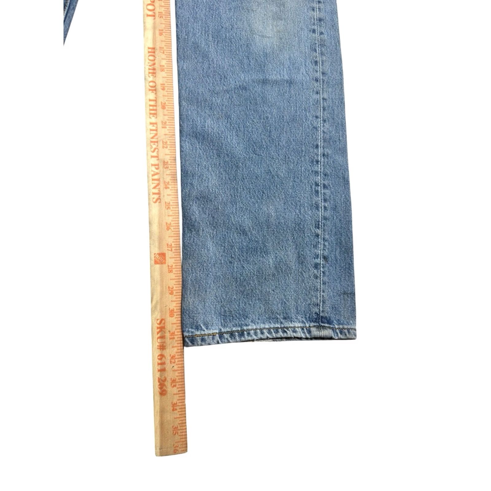 Levi's VINTAGE Levi's 501 Jeans Mens 34x34 Blue Y2K Denim Pants Size US 34 / EU 50 - 3 Thumbnail