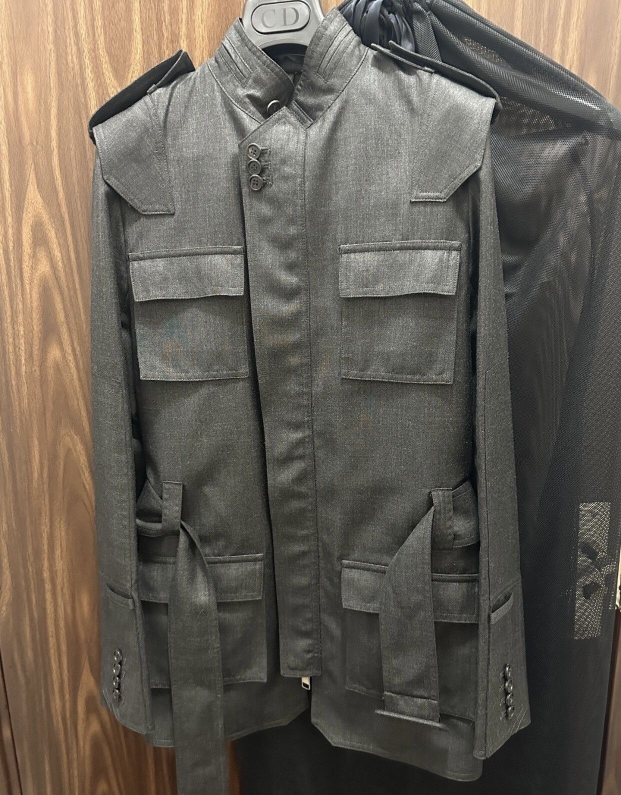 image of Dior 07Ss M65 Military Jacket in Black, Men's (Size Small)