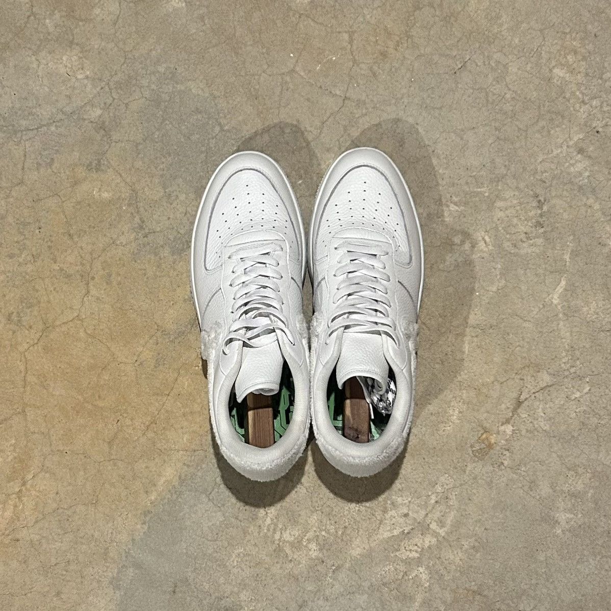 John Geiger John Geiger GF-01 White Chenille Sneakers US 13 Size US 13 / EU 46 - 11 Thumbnail