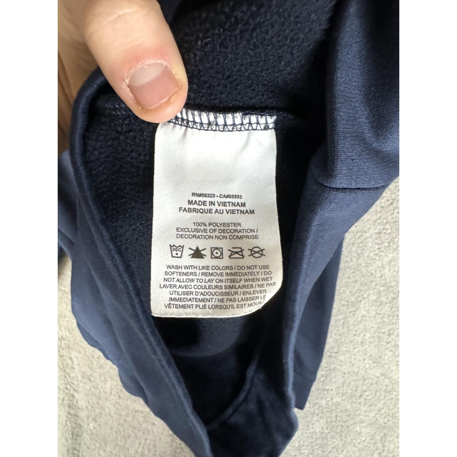 Nike Nike Hoodie Mens S Blue Therma-Fit Pullover Sweatshirt Zip Pocket Athletic Size US S / EU 44-46 / 1 - 7 Thumbnail