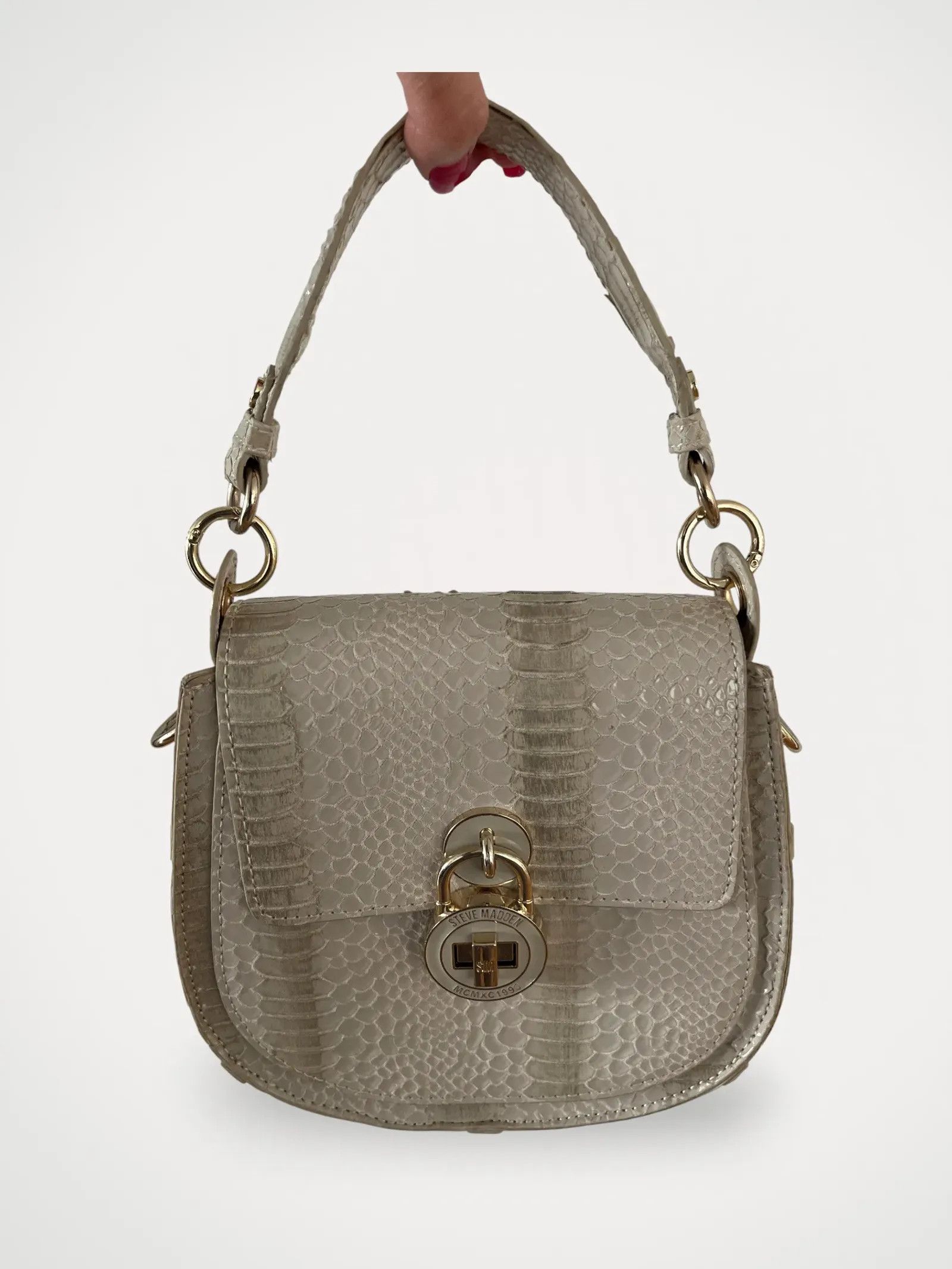 Steve Madden Bucket Bag in Beige, Women's