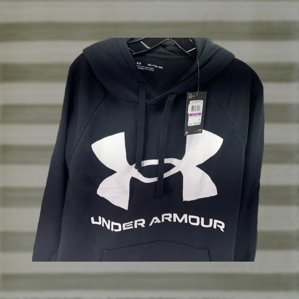 Under Armour Under Armour Rival Fleece Hoodie Sweatshirt Men 2XL Black Pullover NWT XXL Size US XXL / EU 58 / 5 - 1 Thumbnail