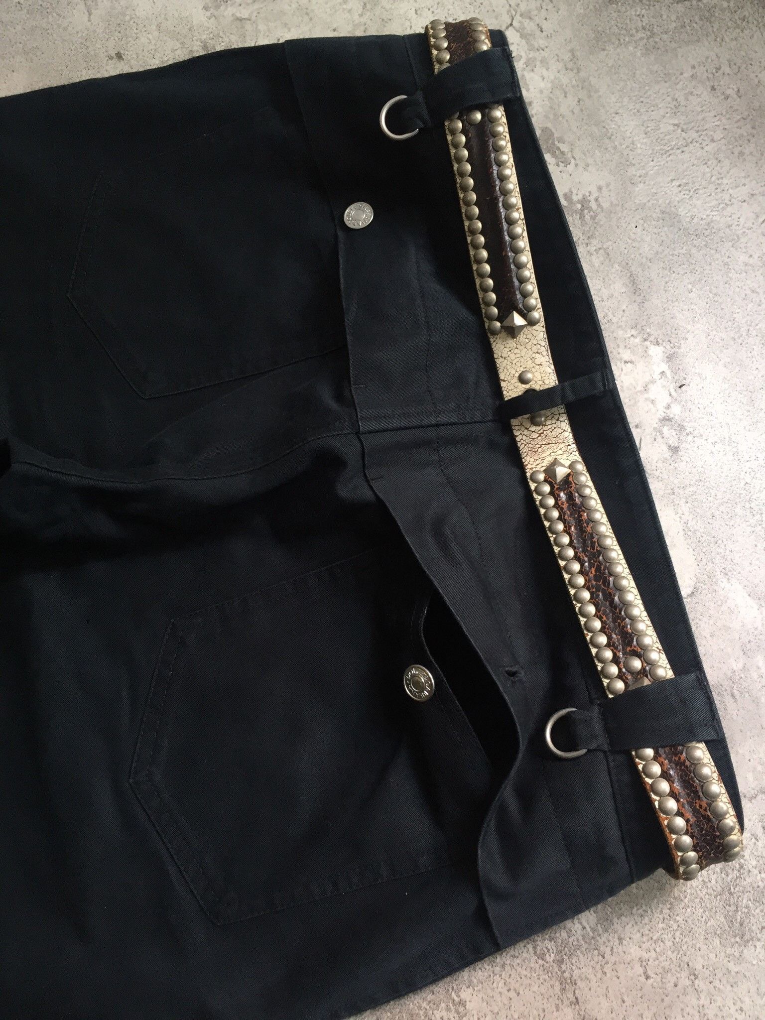 Dolce & Gabbana Dolce Gabbana 2003 Multi Pocket Zipper Ring Bondage Size US 35 - 5 Thumbnail