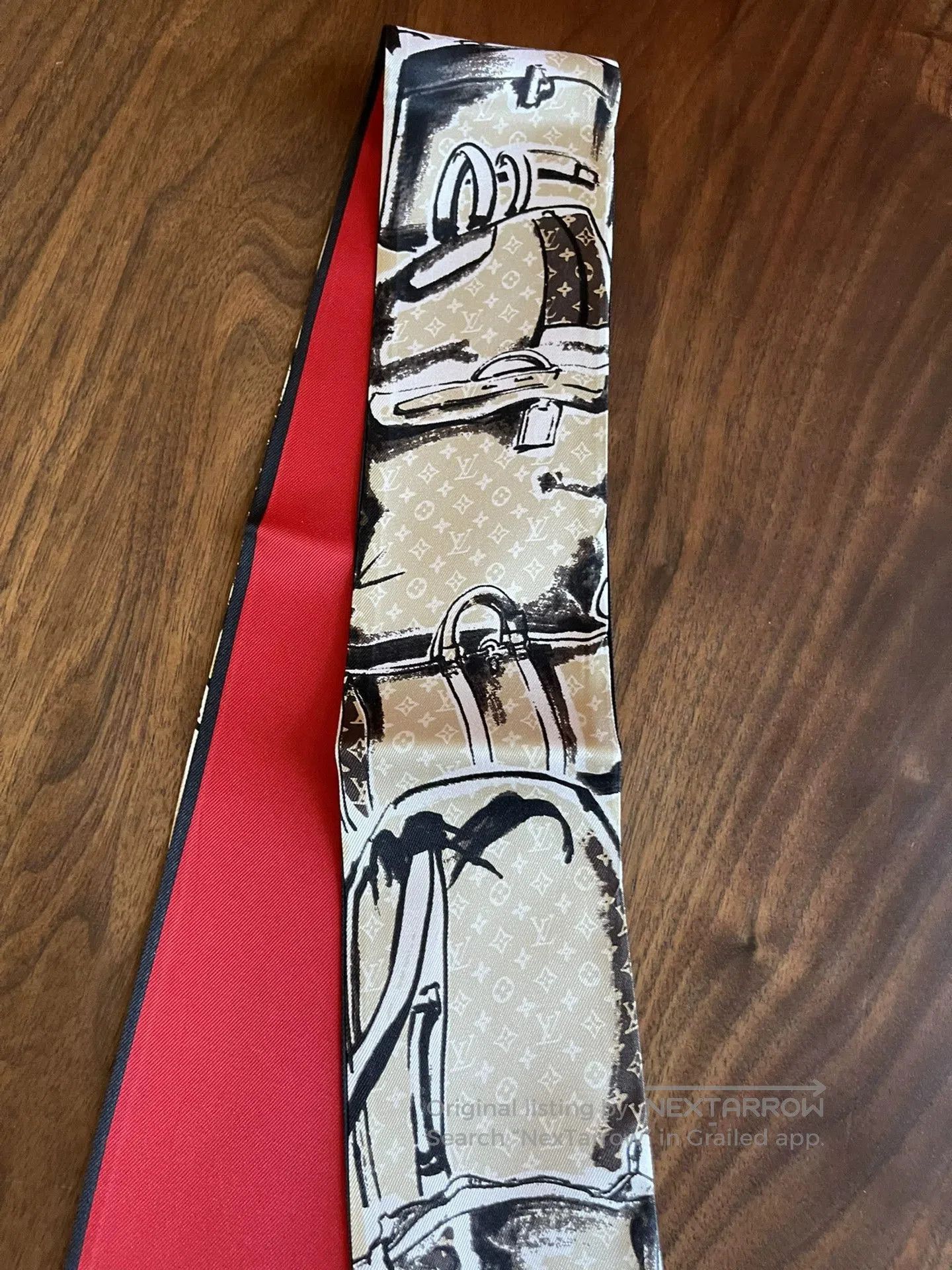 Louis Vuitton LV Twilly Hair Tie Rare Model. Size ONE SIZE - 3 Thumbnail
