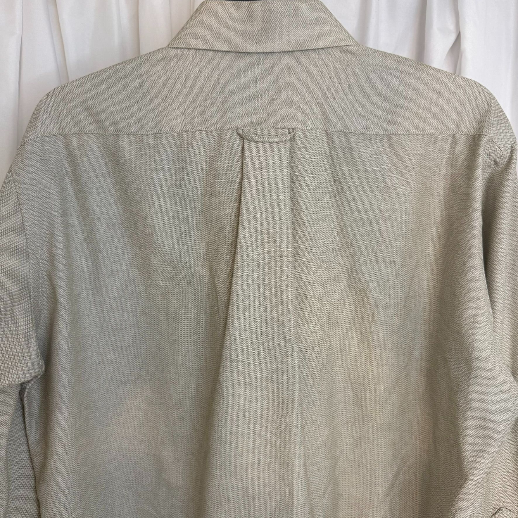Stafford Stafford Vintage Mens Wrinkle-Free Beige Button-Down Dress S Size US L / EU 52-54 / 3 - 5 Thumbnail