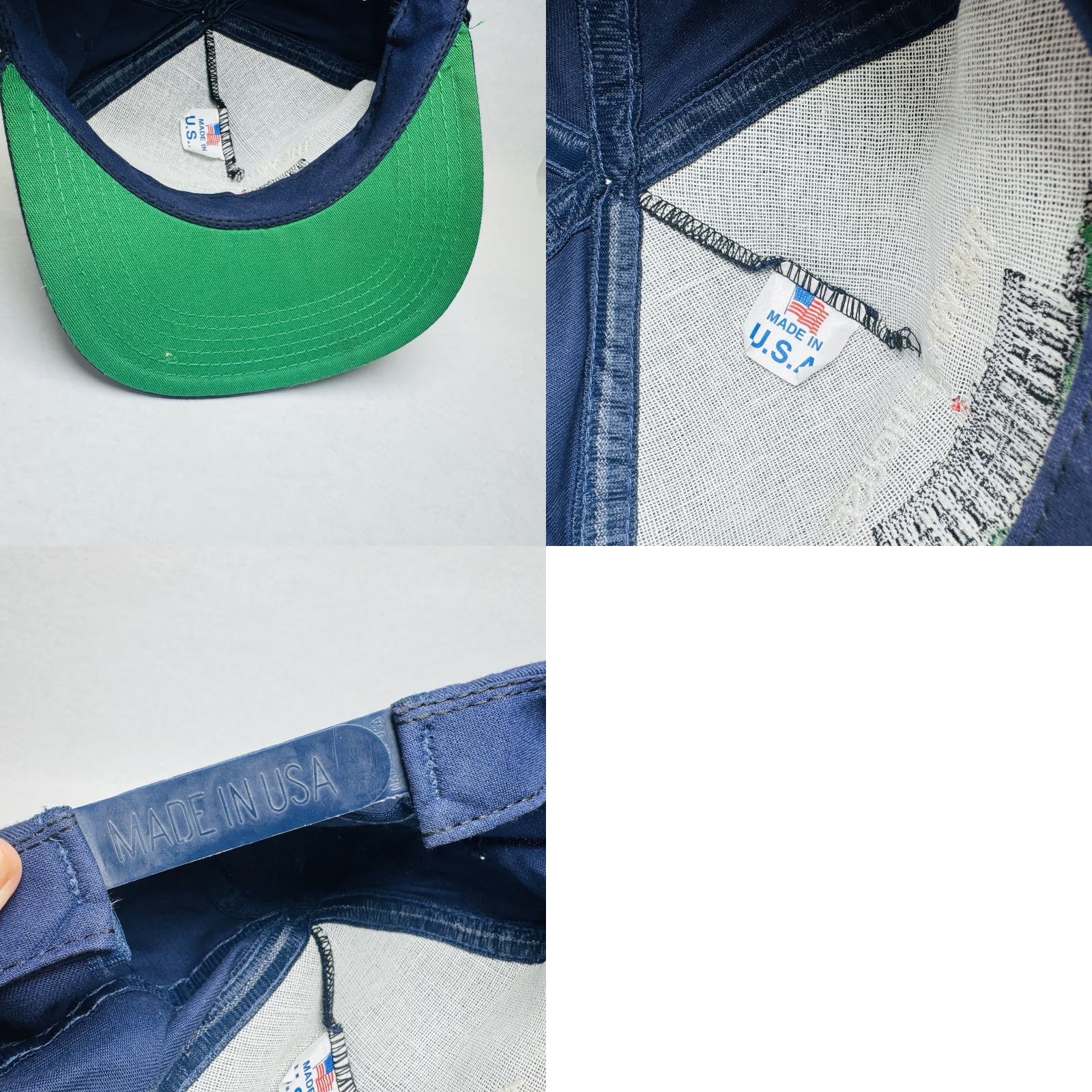 Vintage VINTAGE The White House SnapBack Hat Cap Made In USA Baseball Cap Men One Size White Adjustable USA Cap Size ONE SIZE - 8 Thumbnail
