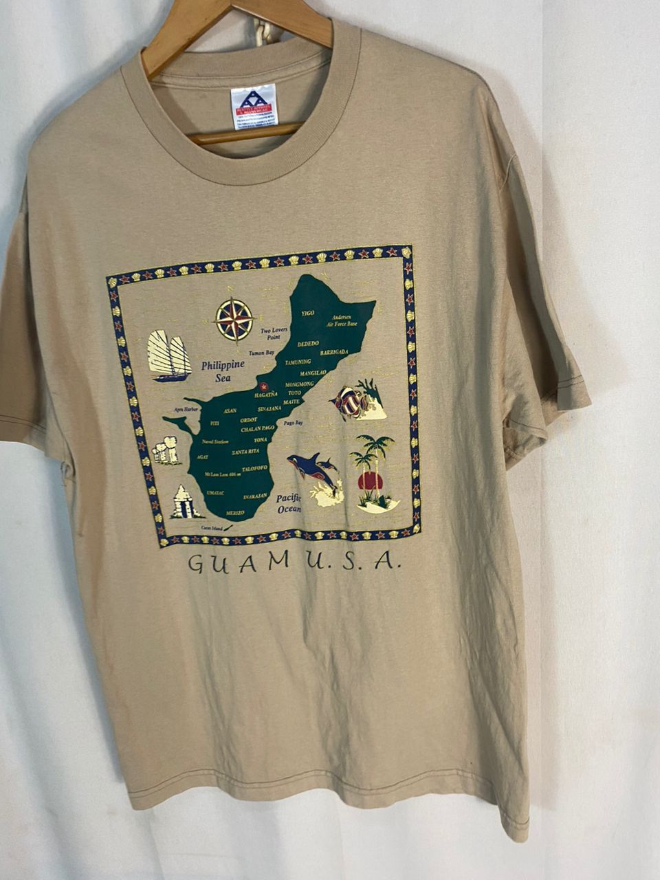 Vintage Vintage Guam usa tshirt Size US L / EU 52-54 / 3 - 4 Thumbnail