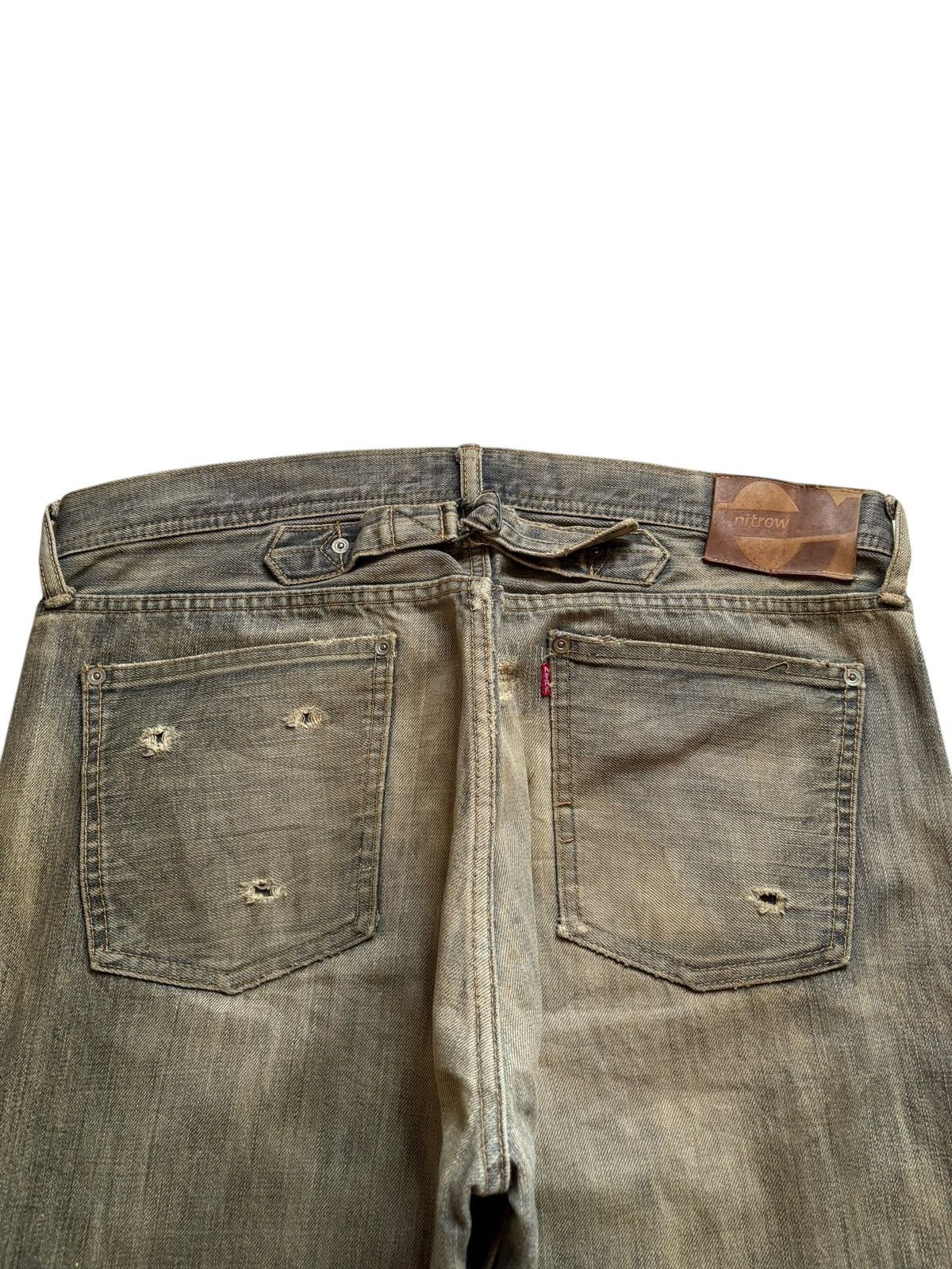 Japanese Brand Vintage Japanese Brand Mud Wash Distressed Loose Baggy Jeans Size US 36 / EU 52 - 8 Thumbnail