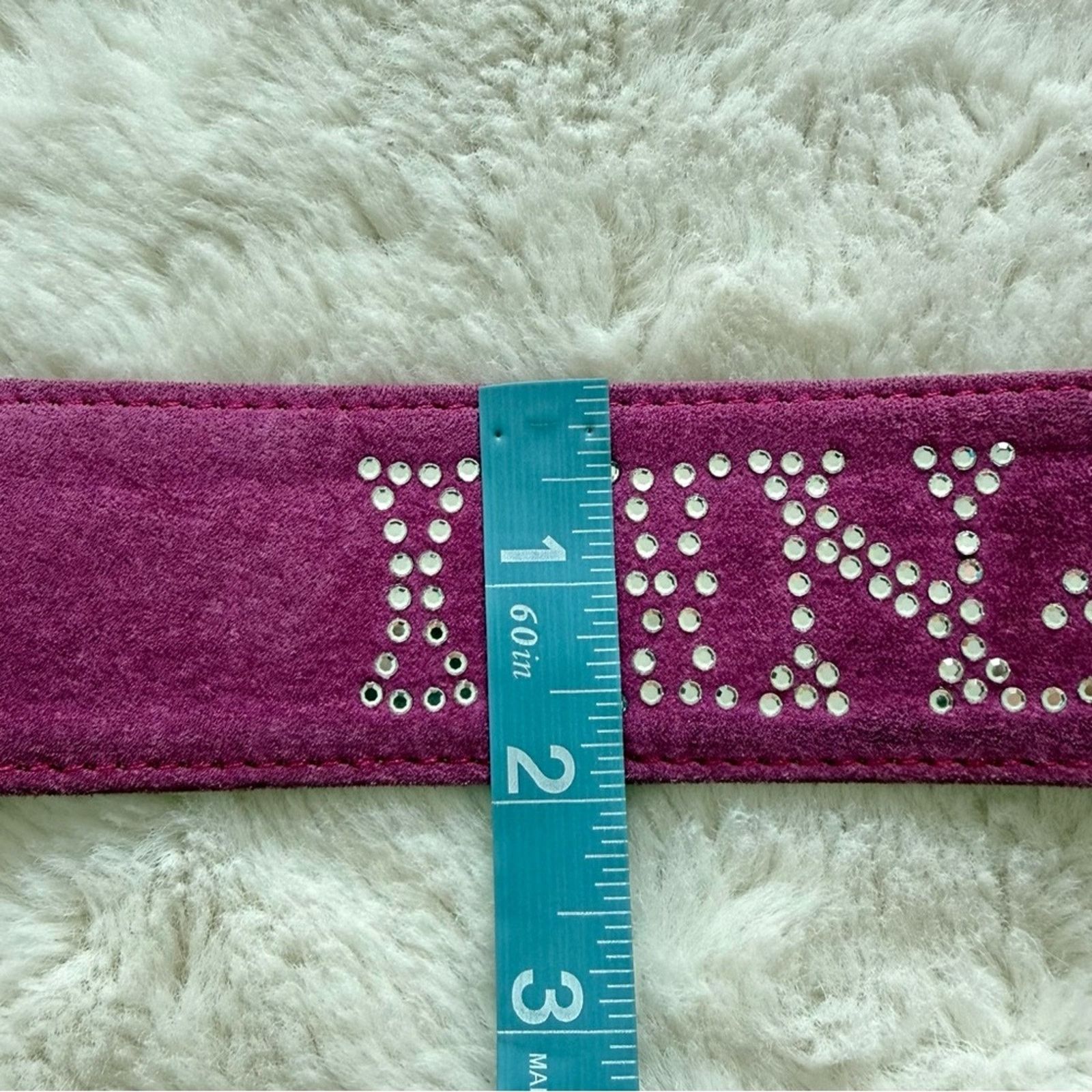 Other Lina Lee women pink suede belt size 90 cm Size ONE SIZE - 6 Thumbnail