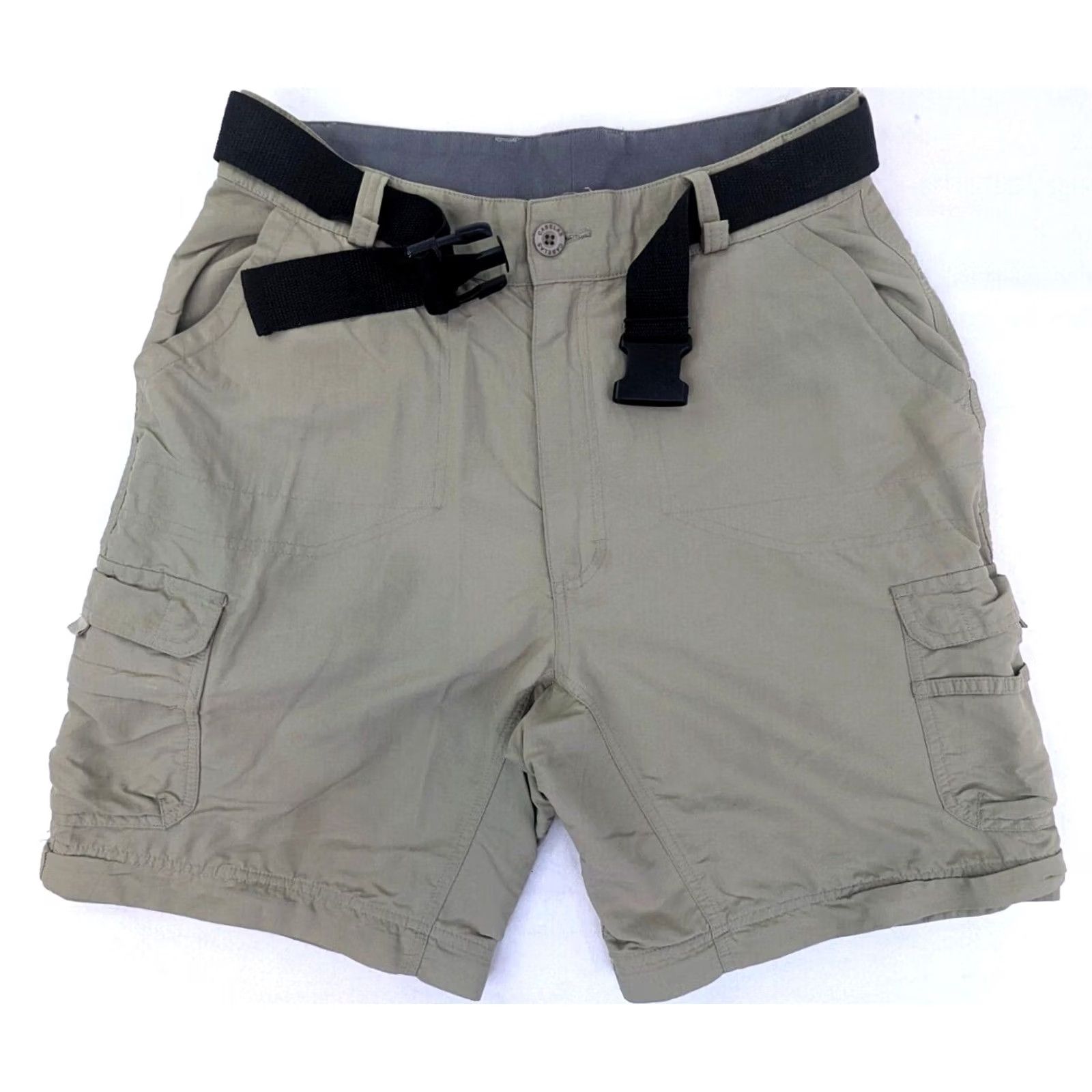 Vintage Cabelas Cargo Pants, 34x28, Khaki Nylon, Convertible, Belt, Regular, Men, 36 TAG/28 True, Outdoor, Vintage: No Size US 34 / EU 50 - 5 Thumbnail