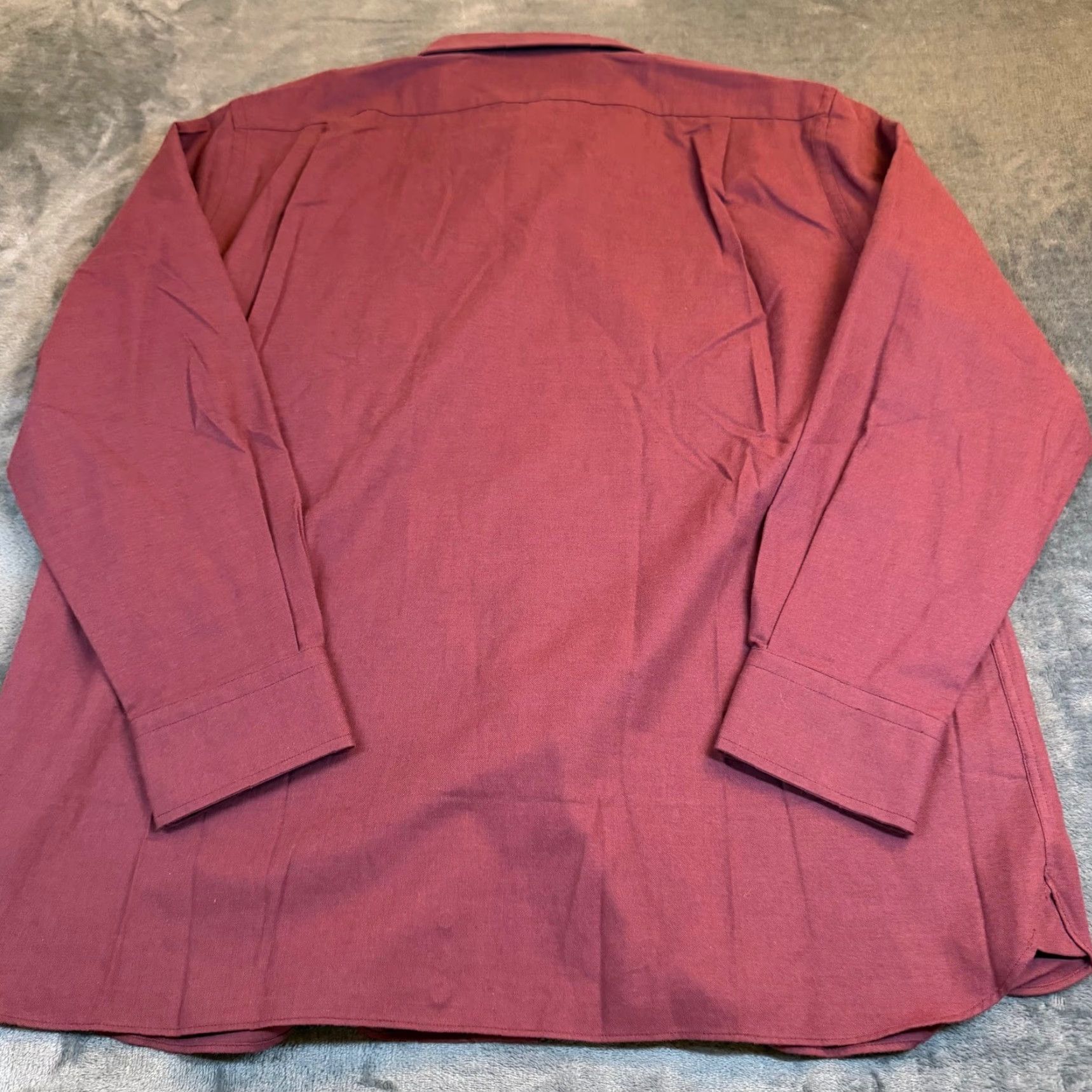 Cremieux Daniel Cremieux Supima Cotton Cashmere Shirt Mens XL Burgundy Long Sleeve NWT Size US XL / EU 56 / 4 - 5 Thumbnail