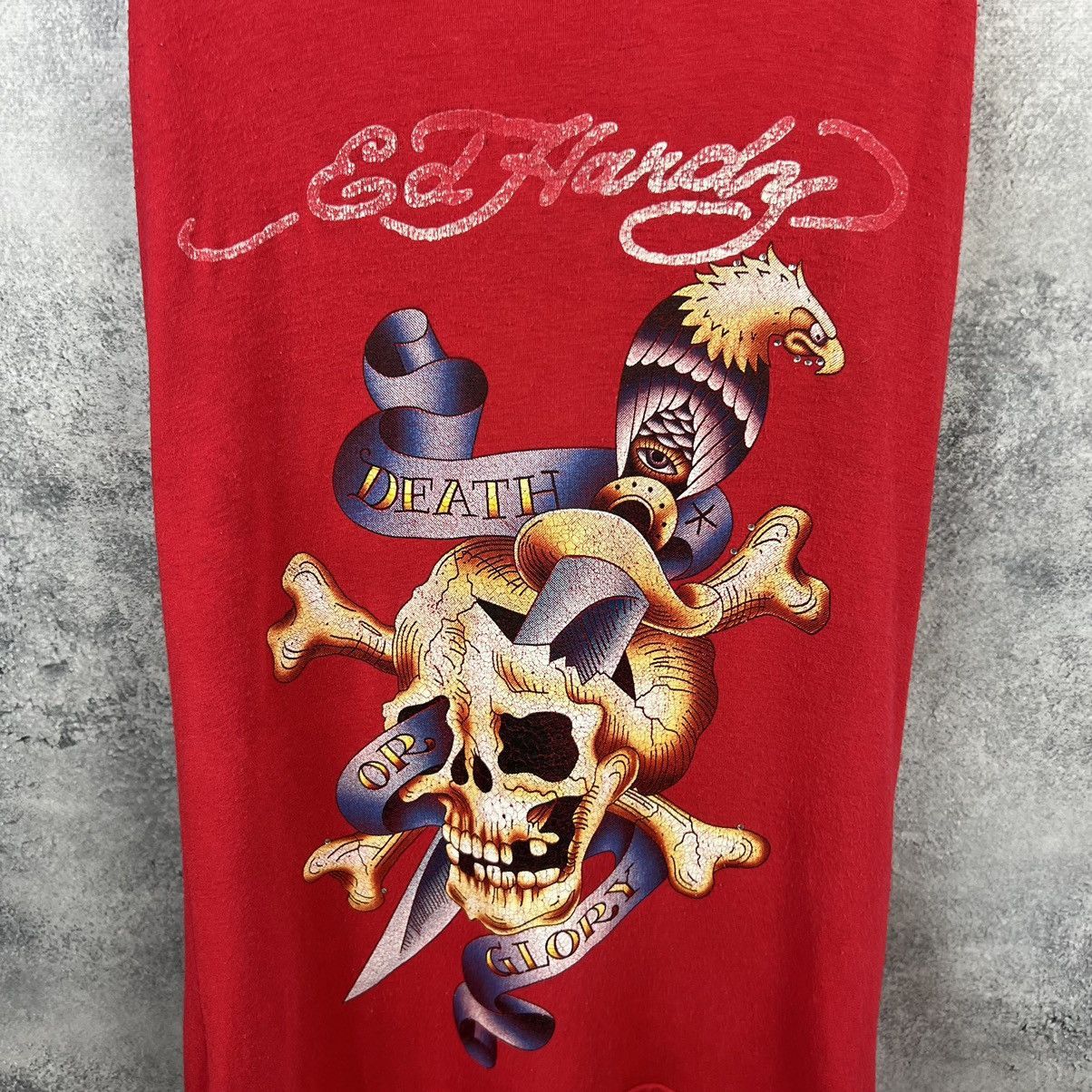 Ed Hardy Ed Hardy Christian Audigier Vintage Tank Top Size L / US 10 / IT 46 - 6 Thumbnail