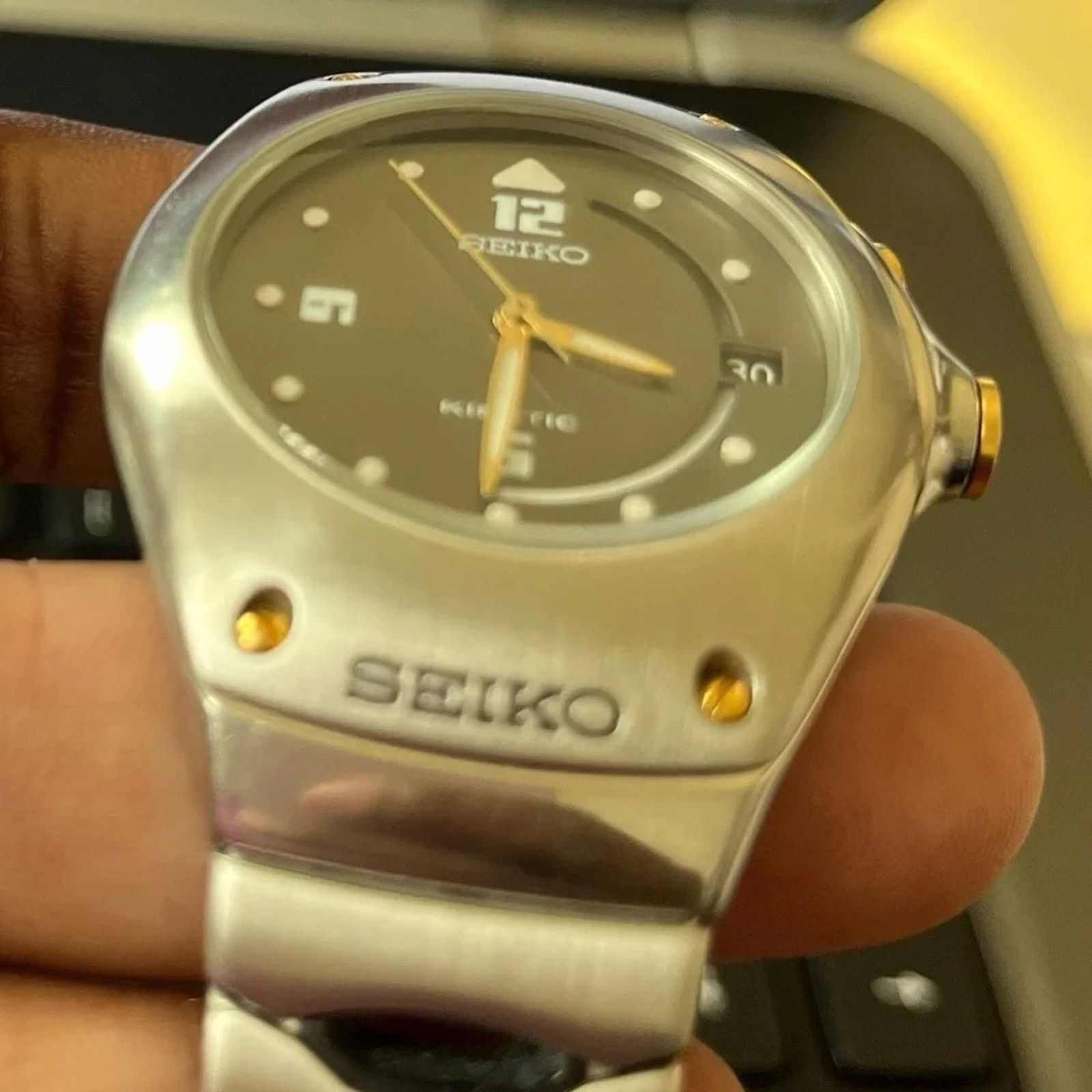 Seiko Seiko Arcturus Kinetic watch rare vintage model 5M42-0E39. Size ONE SIZE - 2 Thumbnail
