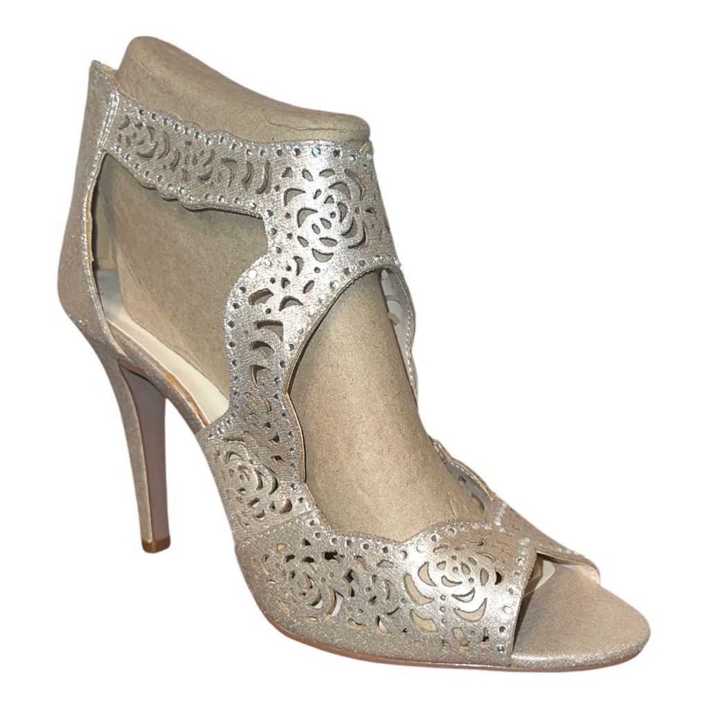 The Unbranded Brand Women's Touch Ups Gold heeled sandals size 10 Size US 10 / IT 40 - 1 Thumbnail