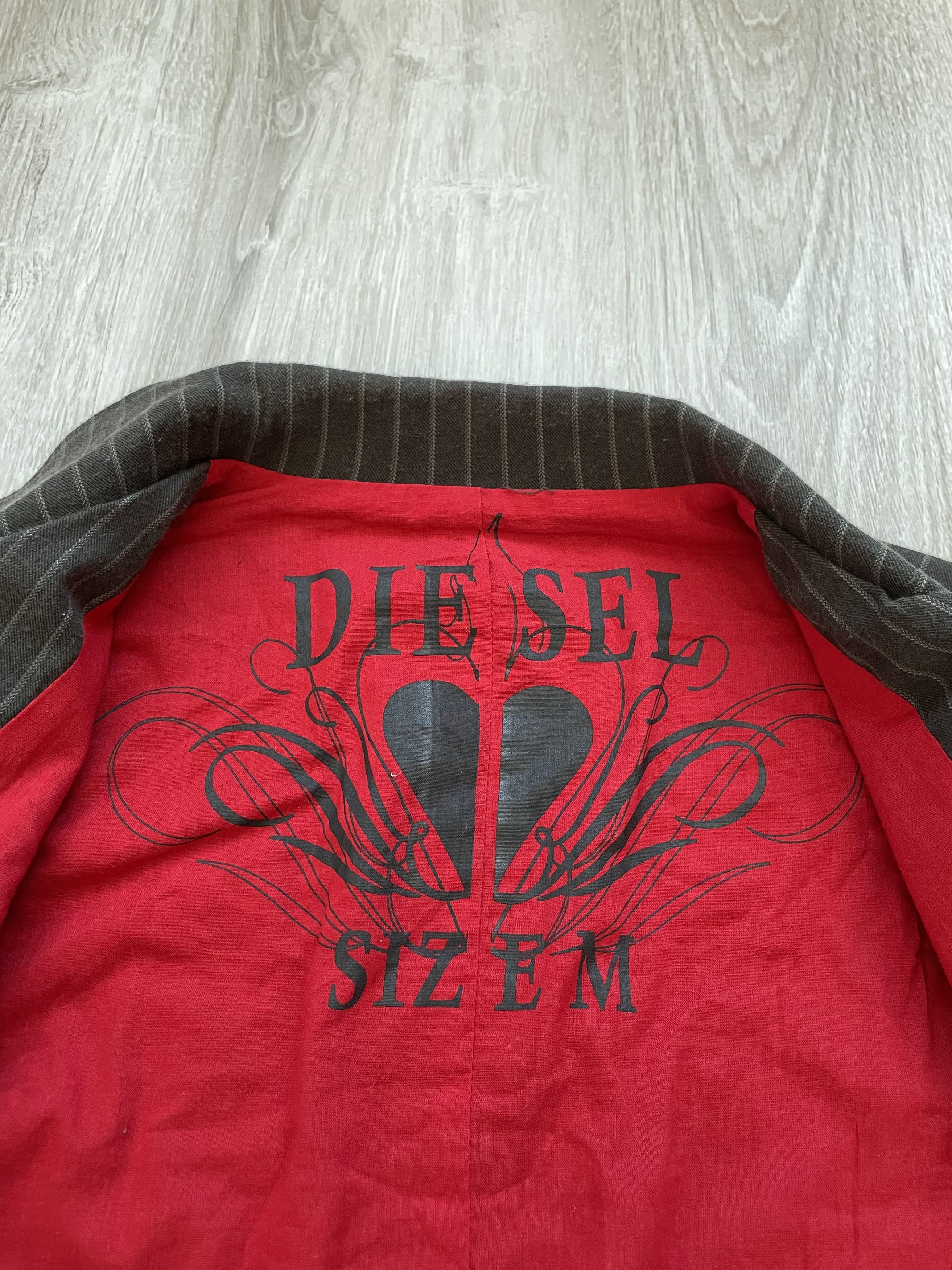 Diesel Vintage Diesel Gothic Skinny Blazer Jacket Size M / US 6-8 / IT 42-44 - 4 Thumbnail