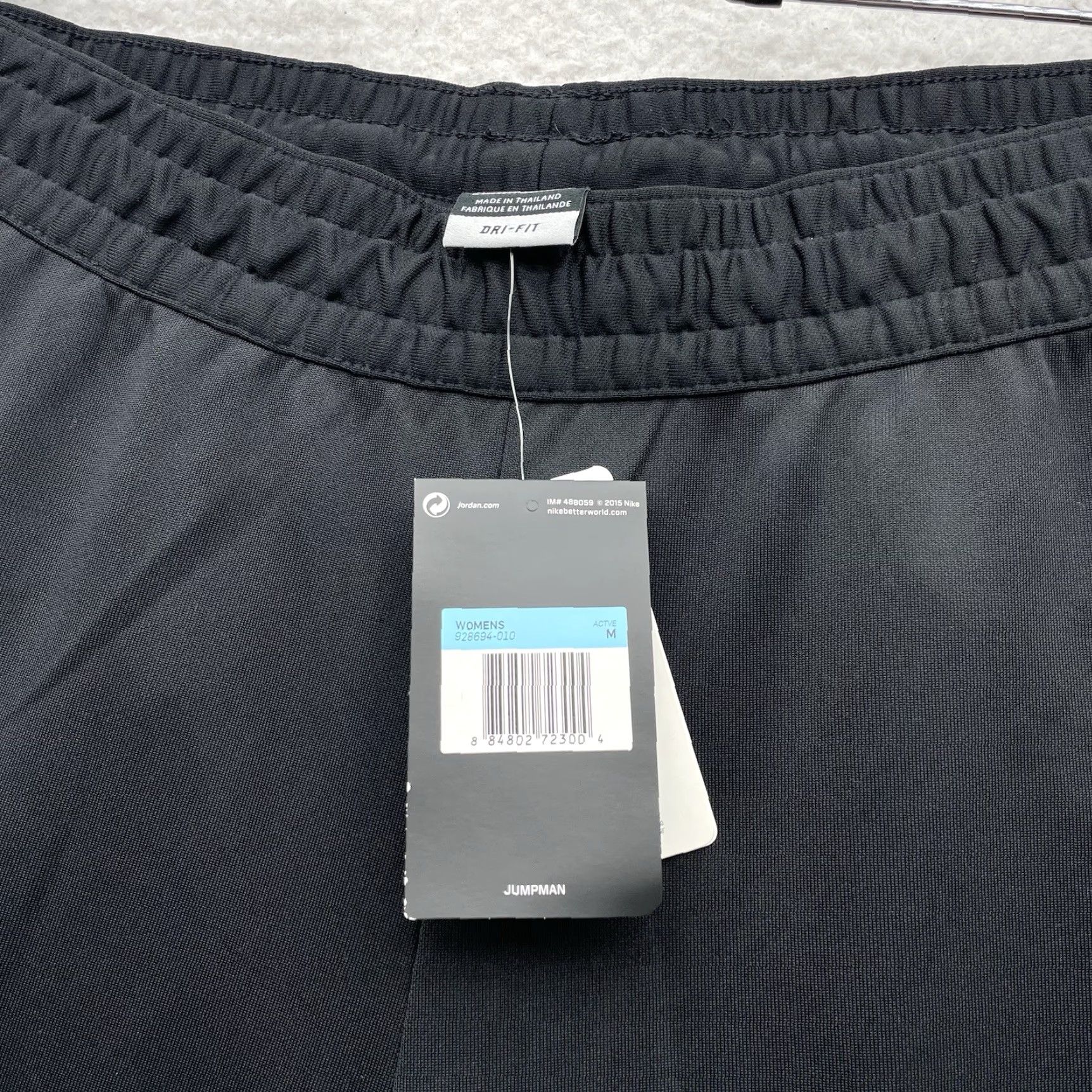 Nike Nike Fight Knit Pants Womens M Black Gray Jogger Tapered 30" Dri-Fit Pockets Elastic Waist Activewear Size 32" / US 10 / IT 46 - 5 Thumbnail