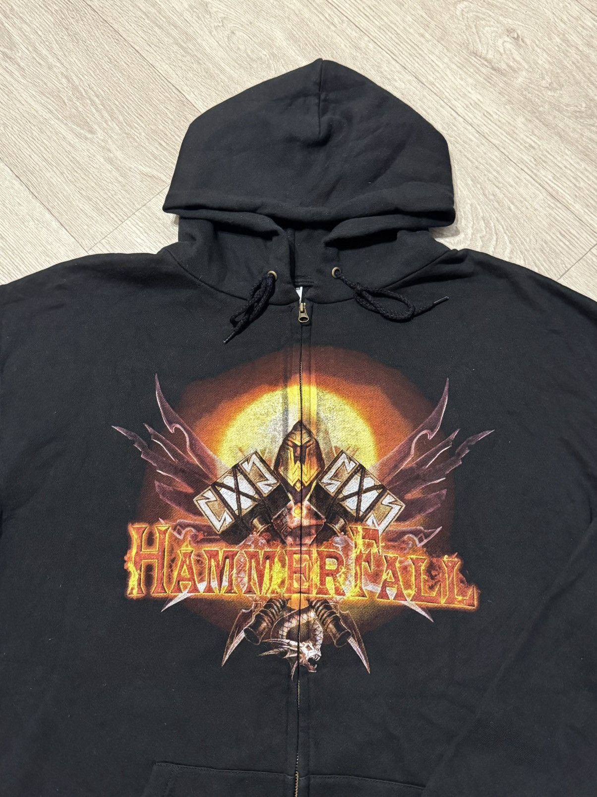 Band Tees 🔷Vintage Hammerfall Hammer Of Dawn Zip Hoodie🔷 Size US XXL / EU 58 / 5 - 3 Thumbnail