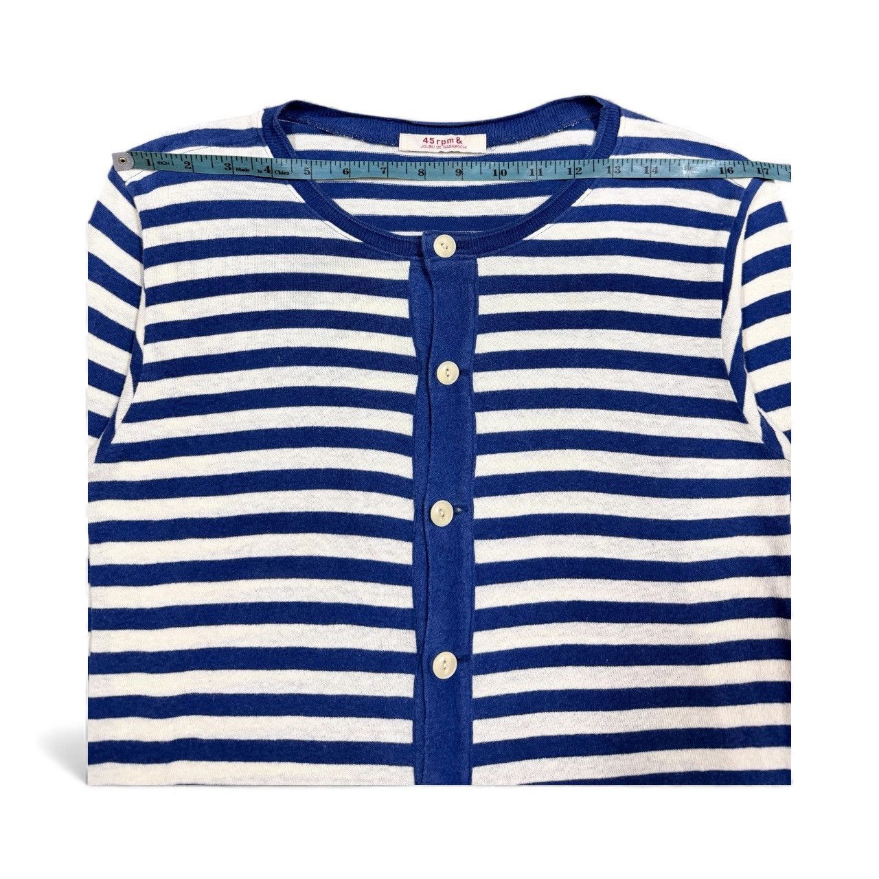 45rpm Vtg🔥45rpm & Joubu De Nagamochi Striped Cardigan Size US S / EU 44-46 / 1 - 17 Thumbnail