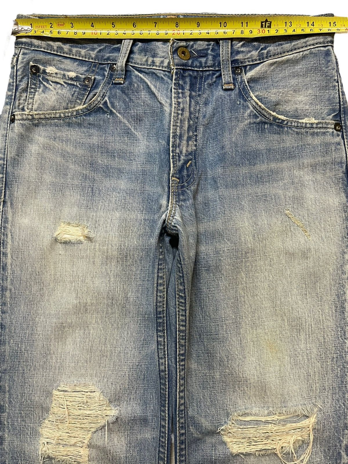 Levi's Vintage 90 Levis 502 Faded Wash Style Distressed Style Jeans Size US 30 / EU 46 - 12 Thumbnail
