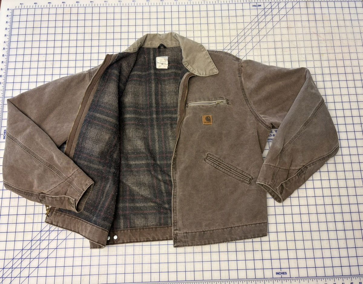Carhartt Noisette “Never Call 911” Vintage Carhartt Canvas Jacket Size US L / EU 52-54 / 3 - 6 Thumbnail