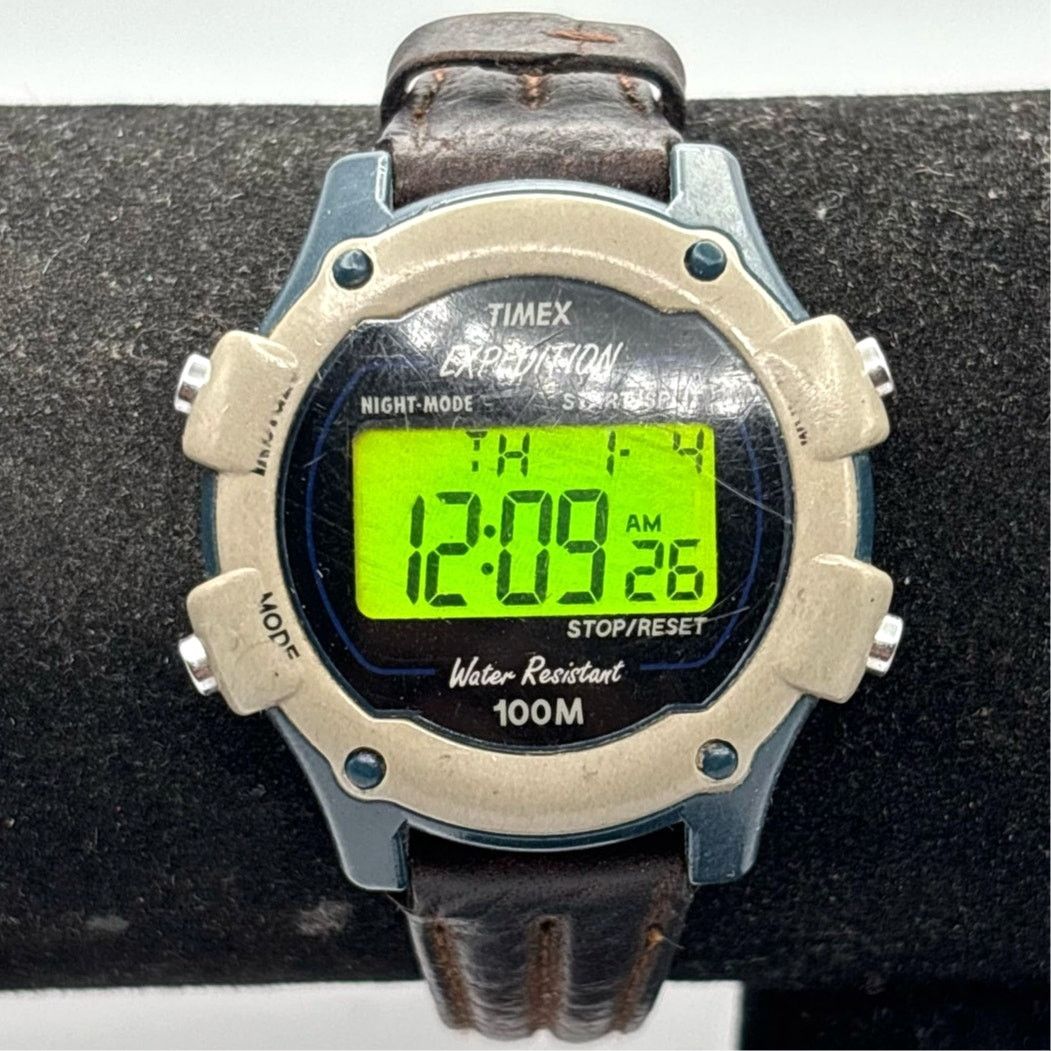 Vintage Blue Digital Timex Watch, Women's