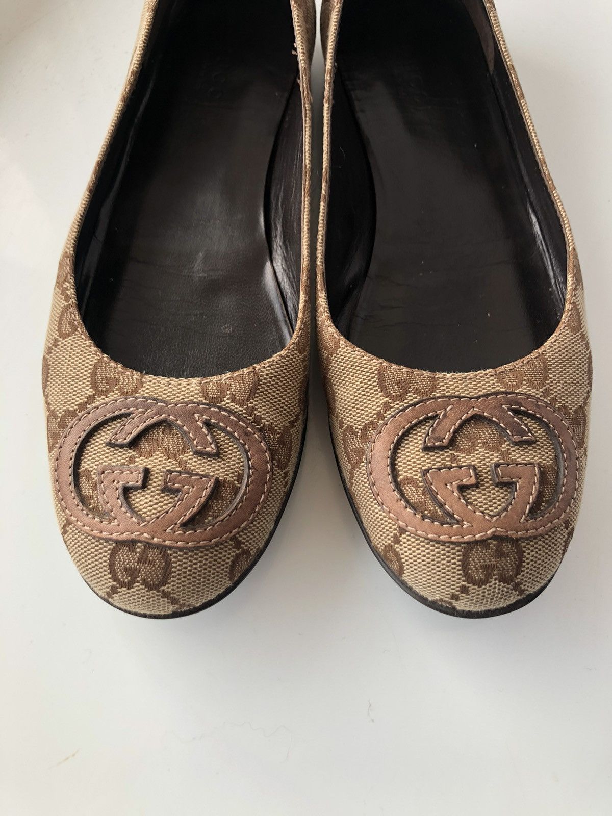 Gucci × Vintage Vintage Gucci monogram ballet flat Size US 5 / IT 35 - 11 Thumbnail