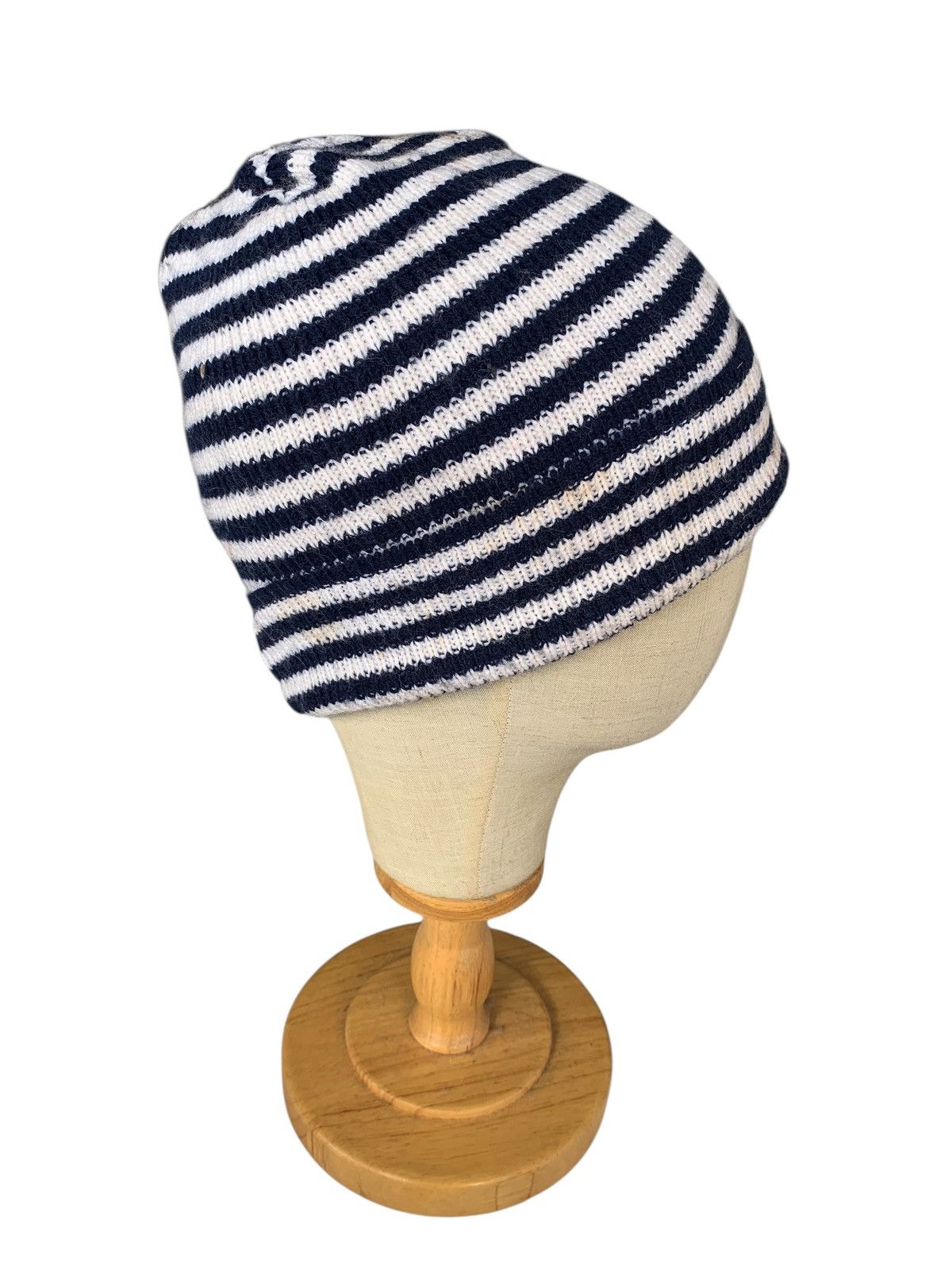 Kapital KAZUKO MITSUTA STRIPE KNIT STREETWEAR JAPANESE BEANIE HATS Size ONE SIZE - 2 Thumbnail