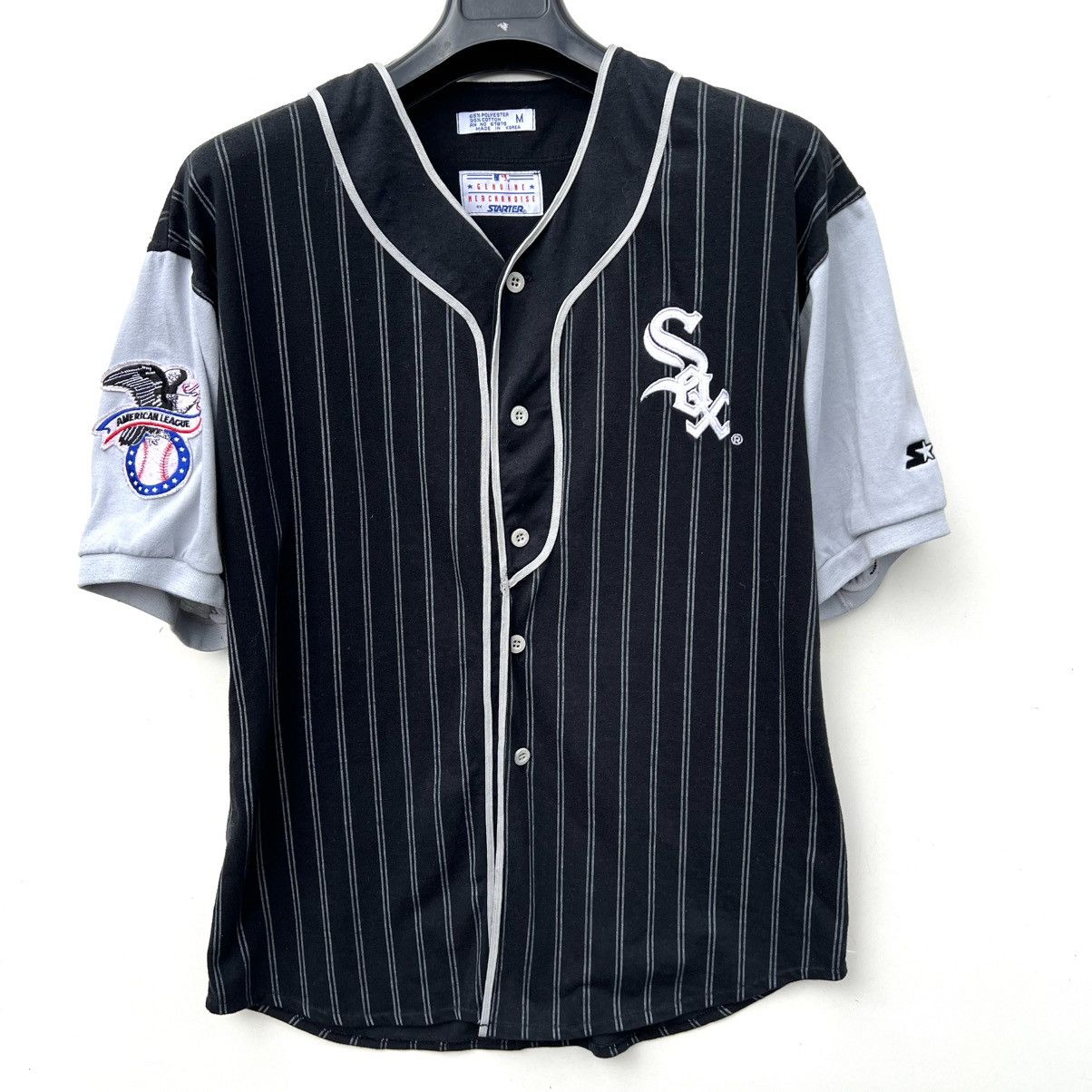 Starter Vintage Chicago White Sox Baseball Pinstripe Starter Jersey Size US M / EU 48-50 / 2 - 1 Thumbnail