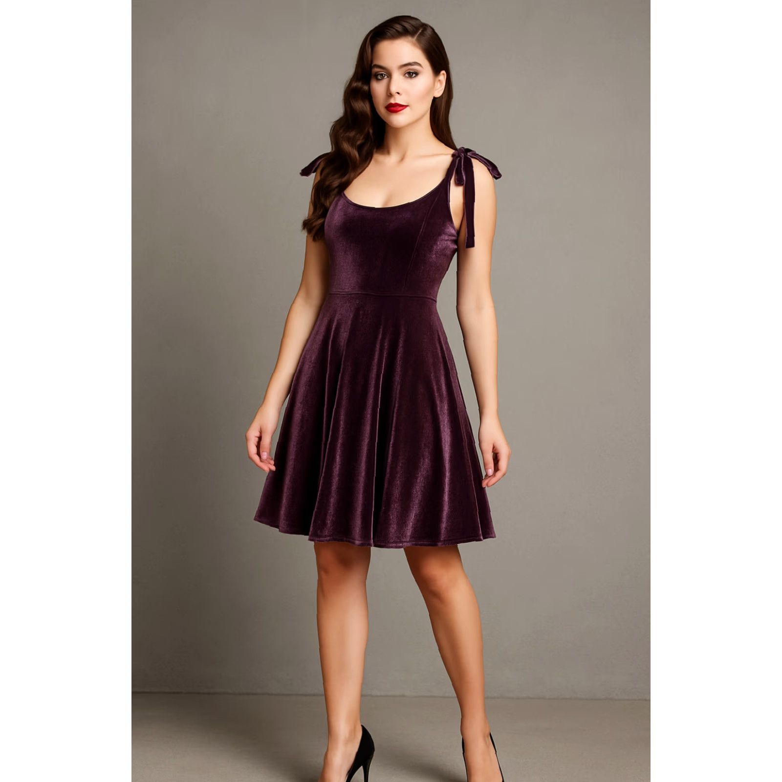 Trixxi Dress L Purple Velvet Whimsigoth Fairy Coquette Festival Mini Glam  Y2K Womens