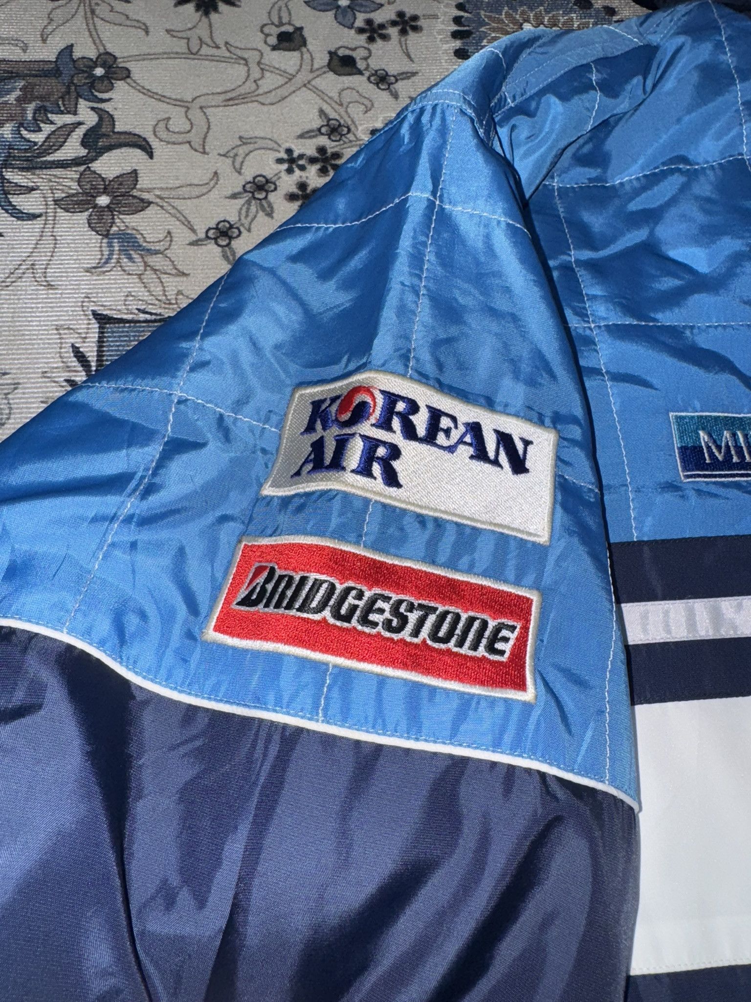 Formula 1 × Sports Specialties × Vintage Vintage 90's Benetton Formula 1 Crew Winter Long Jacket Size US L / EU 52-54 / 3 - 5 Thumbnail