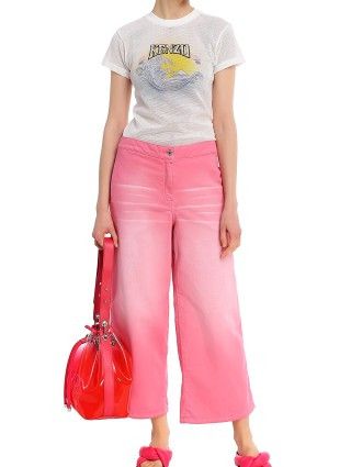 Kenzo o1y1025 Denim Pant in Pink Size 32" / US 10 / IT 46 - 5 Thumbnail