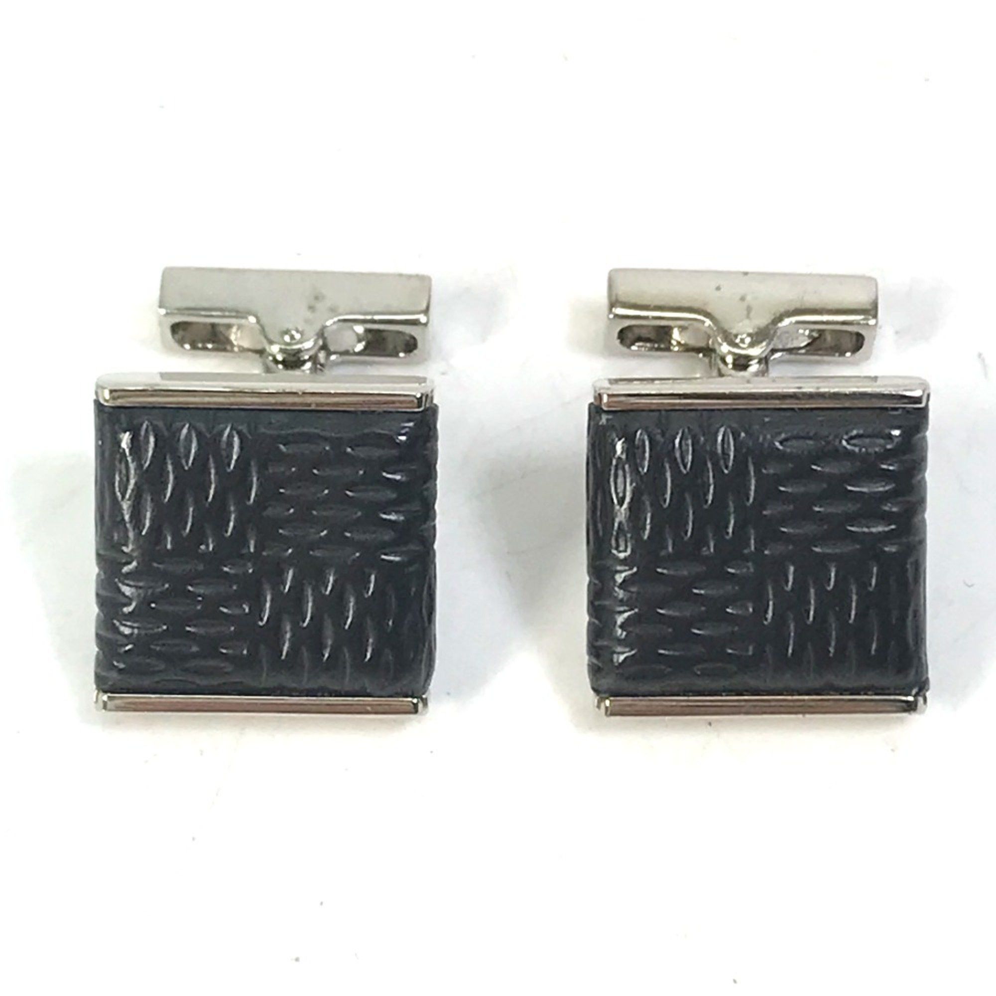 Louis Vuitton Louis Vuitton M65072 Damier Graphite Cufflinks cuffs Black Silver Size ONE SIZE - 1 Thumbnail