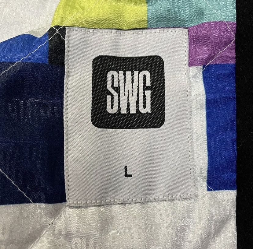 Swagger Holy S**T Varsity Jacket Size Large Made In Japan