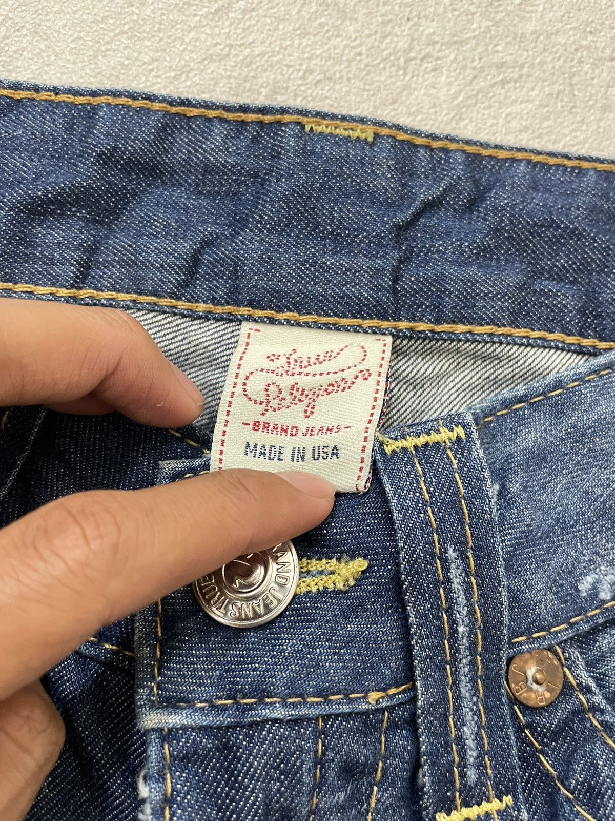 Japanese Brand 2000s Diesel Flare Denim Ripped Bootcut Jeans Wash Y2K Size US 28 / EU 44 - 6 Thumbnail