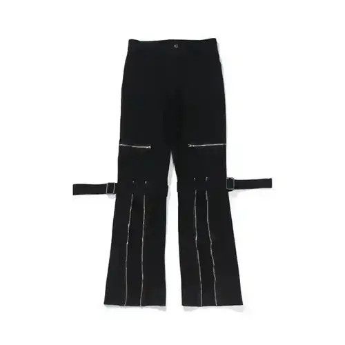 Japanese Brand utility punk cargo flared pants Size US 30 / EU 46 - 2 Thumbnail