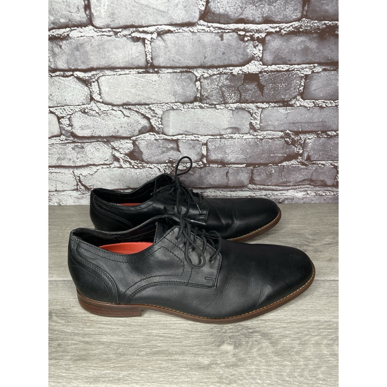 Rockport Rockport Trutech Black Leather Oxfords Brown Casual Shoes Me Size US 10 / EU 43 - 14 Thumbnail