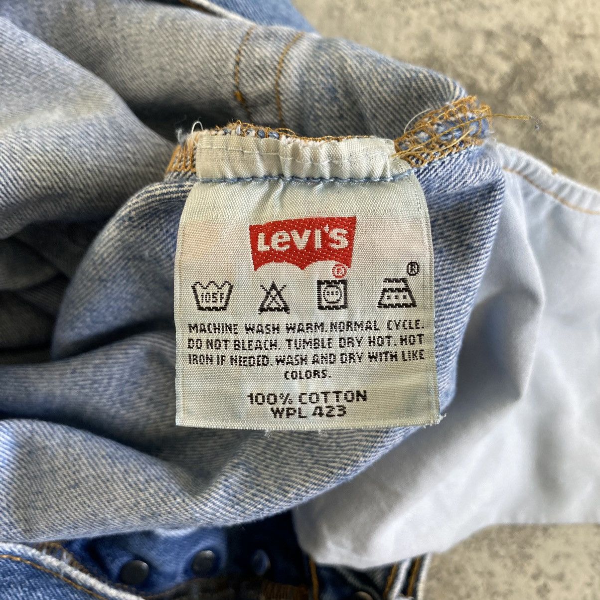 Levi's Vintage Levis 501 Stonewashed Powder Blue Denim Jeans Size US 30 / EU 46 - 24 Thumbnail