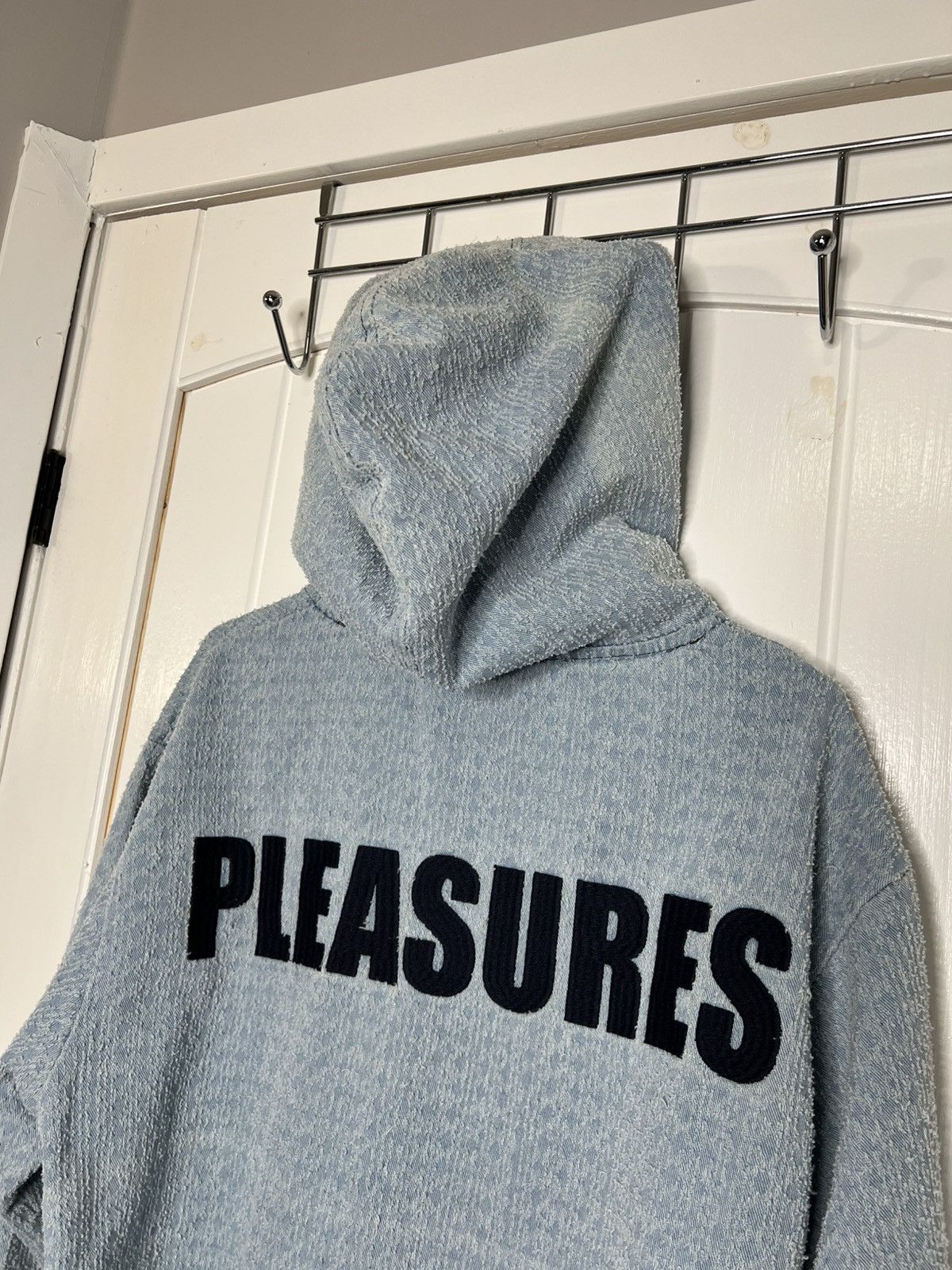 Pleasures Pleasures Expand Poncho (Blue) Hoodie - Size Medium Size US M / EU 48-50 / 2 - 10 Thumbnail