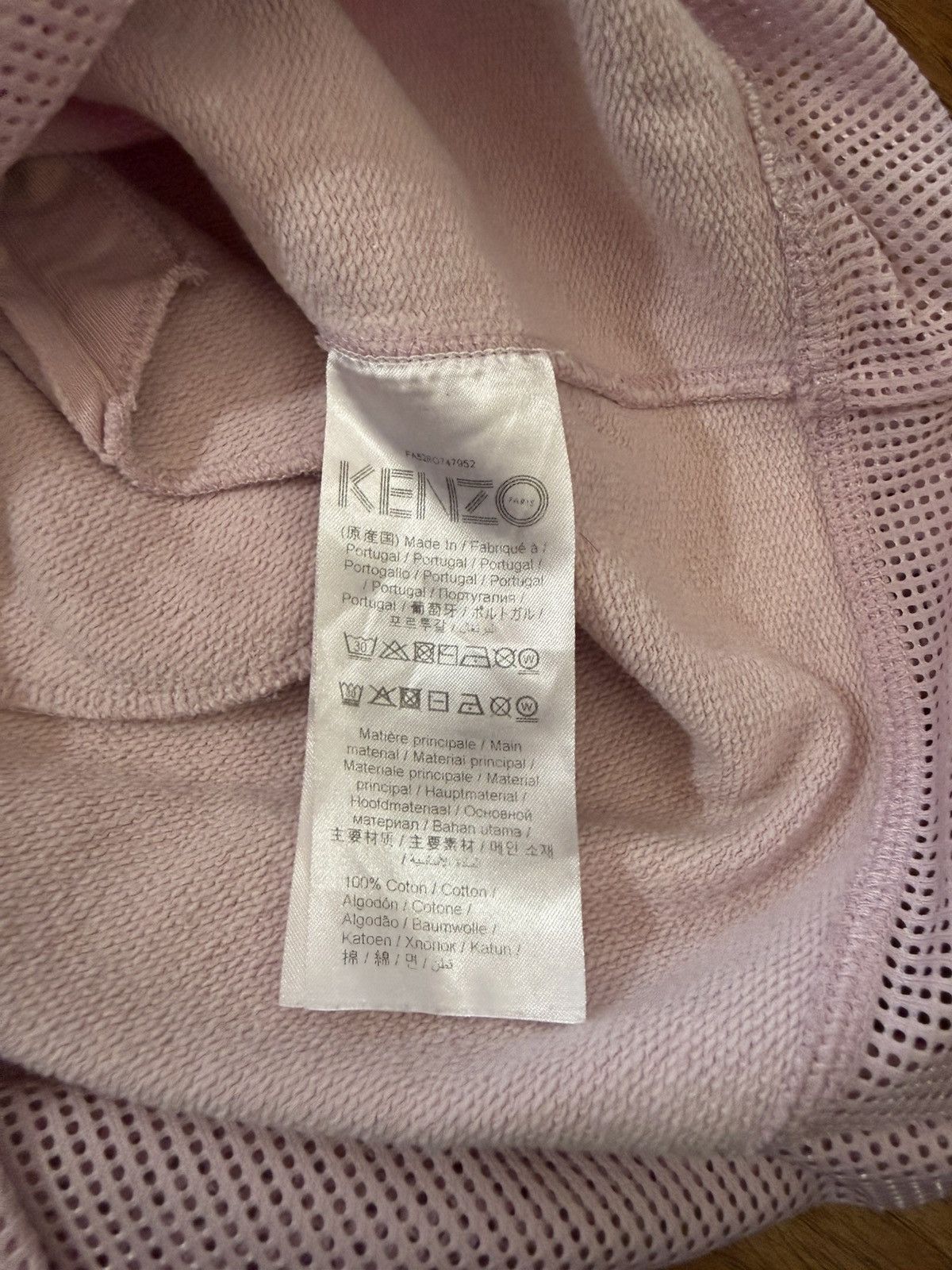 Kenzo Women’s Kenzo Paris Sweater Dress Hoodie Mesh Pink S Size S / US 4 / IT 40 - 6 Thumbnail