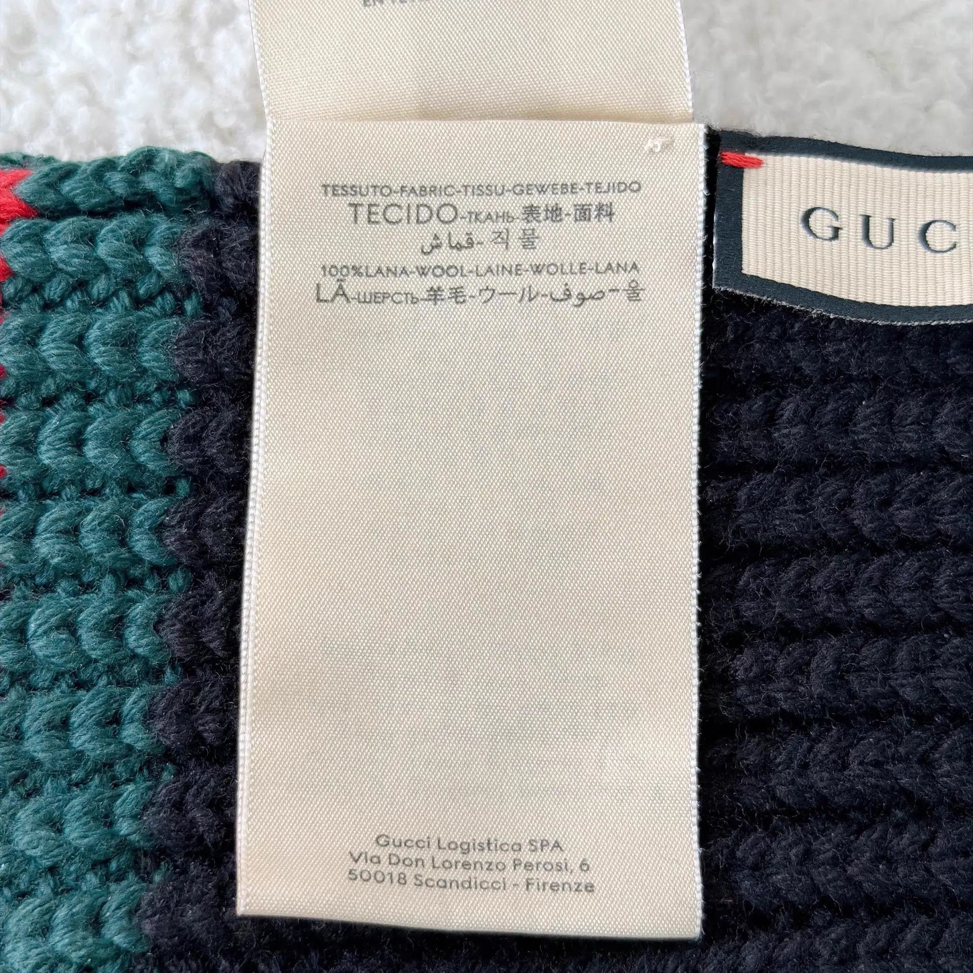 Gucci Gucci Black Stripe Knit Beanie M Size ONE SIZE - 8 Thumbnail