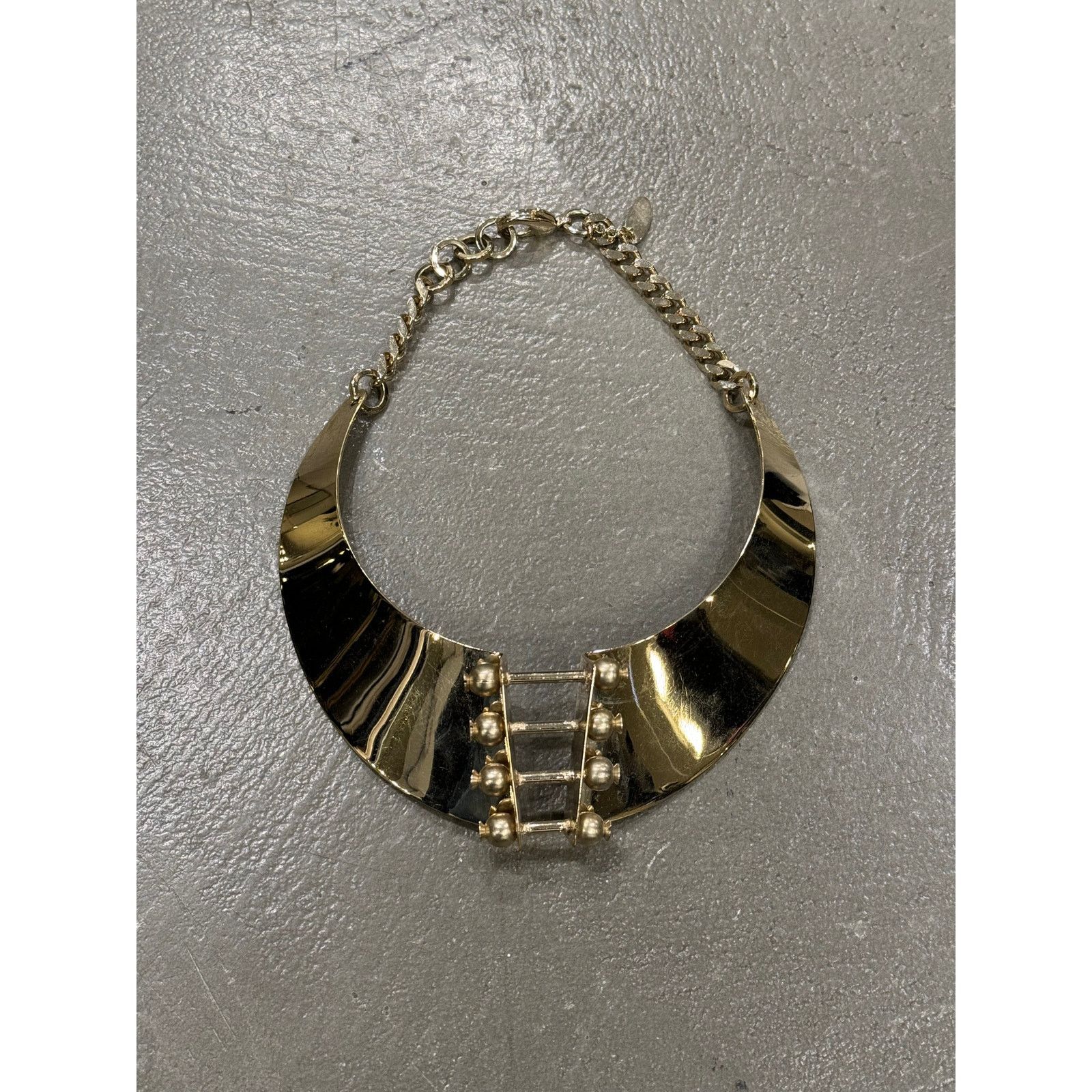 Roberto Cavalli 2000s Roberto Cavalli metallic chocker necklace Size ONE SIZE - 1 Thumbnail