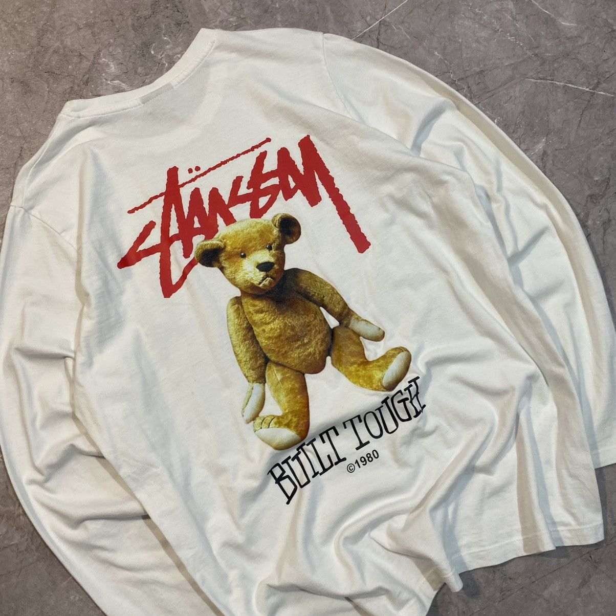 Stussy STUSSY BUILT TOUGH BIG LOGO LONG SLEEVE BEAR STREETWEAR Size US M / EU 48-50 / 2 - 4 Thumbnail