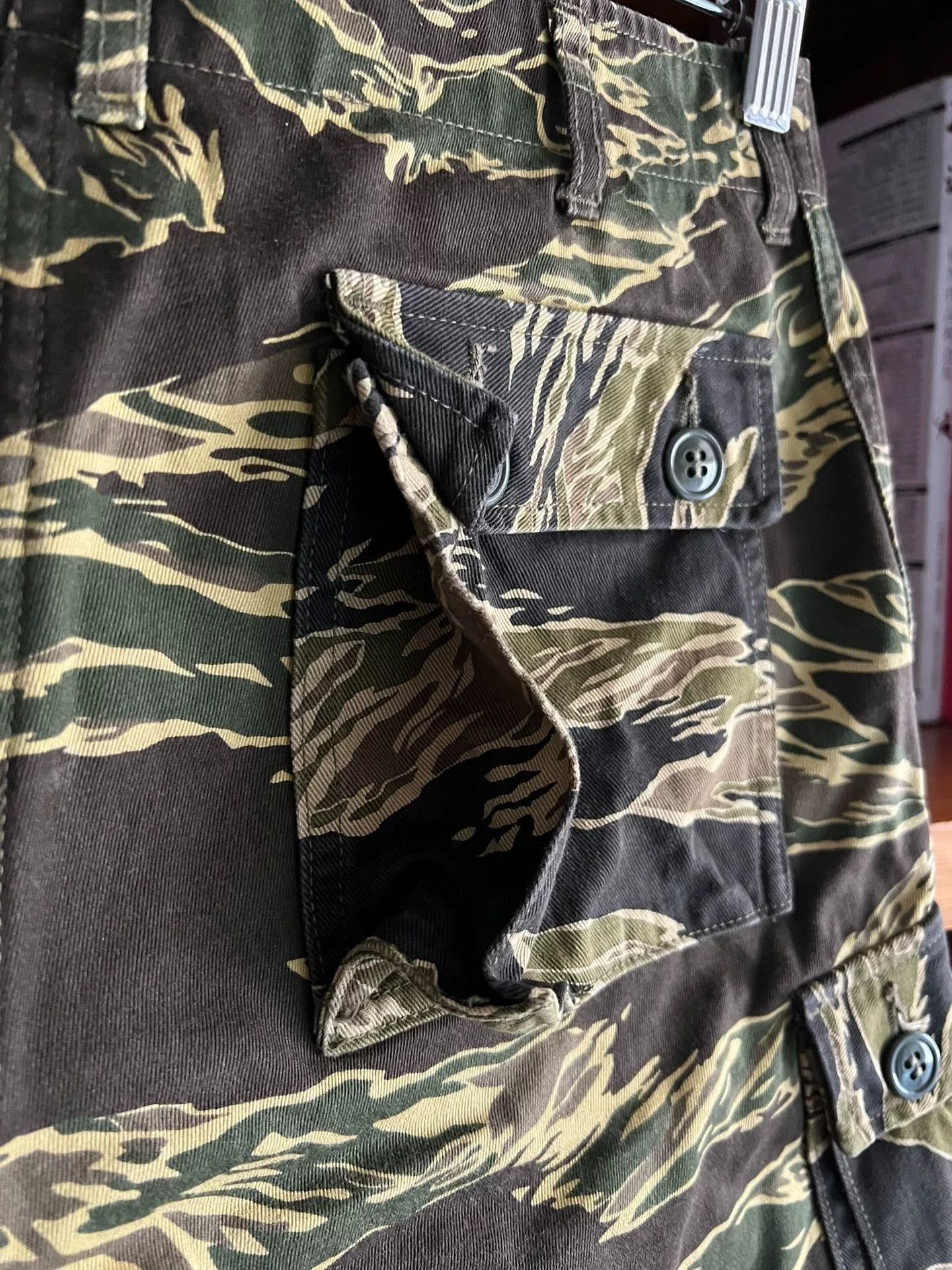 The Real McCoy's Camouflage Handmade Shorts Size US 40 / EU 56 - 7 Thumbnail