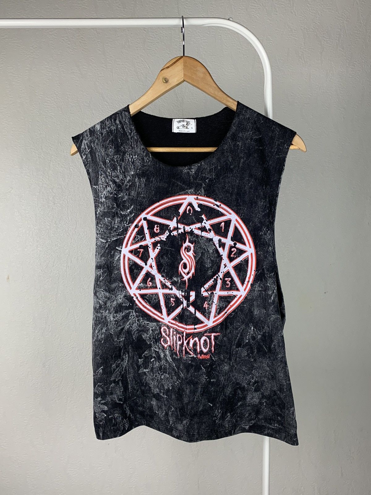 Band Tees Slipknot Tank Top Satanic Rock Pentagram Logo S Size Size S / US 4 / IT 40 - 1 Thumbnail