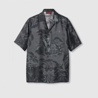 Gucci o1loc1c0326 794907 Gucci Flora and Fauna Print Silk Shirt Size US S / EU 44-46 / 1 - 1 Preview