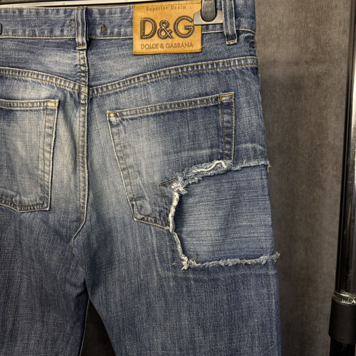 Dolce & Gabbana Vintage Dolce Gabbana patchwork jeans DG denim pants Size US 33 - 9 Thumbnail